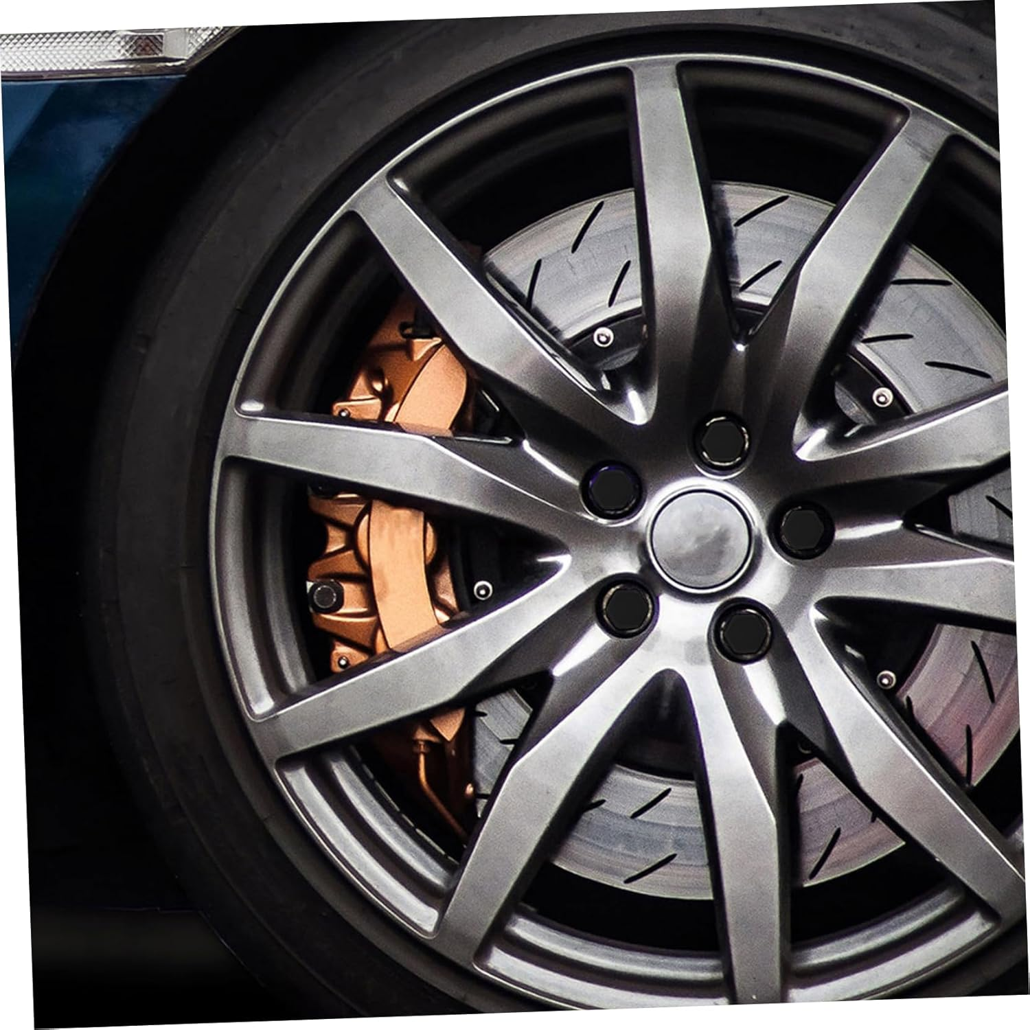 PENIKOKO 20Pcs Automotive Tire Wheel Lug Nut Caps Hub Screw Covers Dustproof and Rustproof for Vehicle Wheel Lug Nuts Easy Installation Fit image number 4