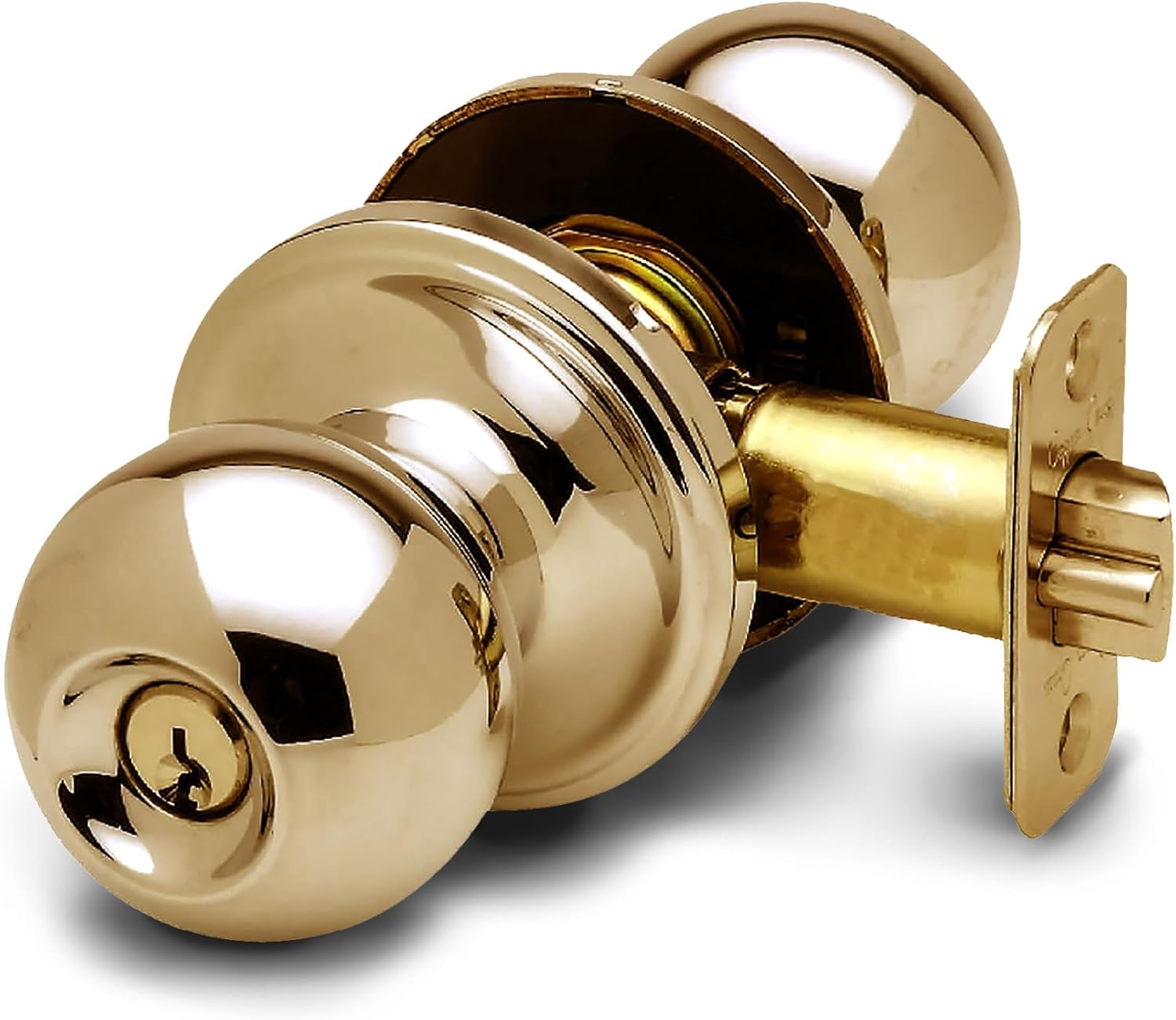 Copper Creek BK2040TB Ball Door Knob, Keyed Entry Function, 1 Pack, in Tuscan Bronze