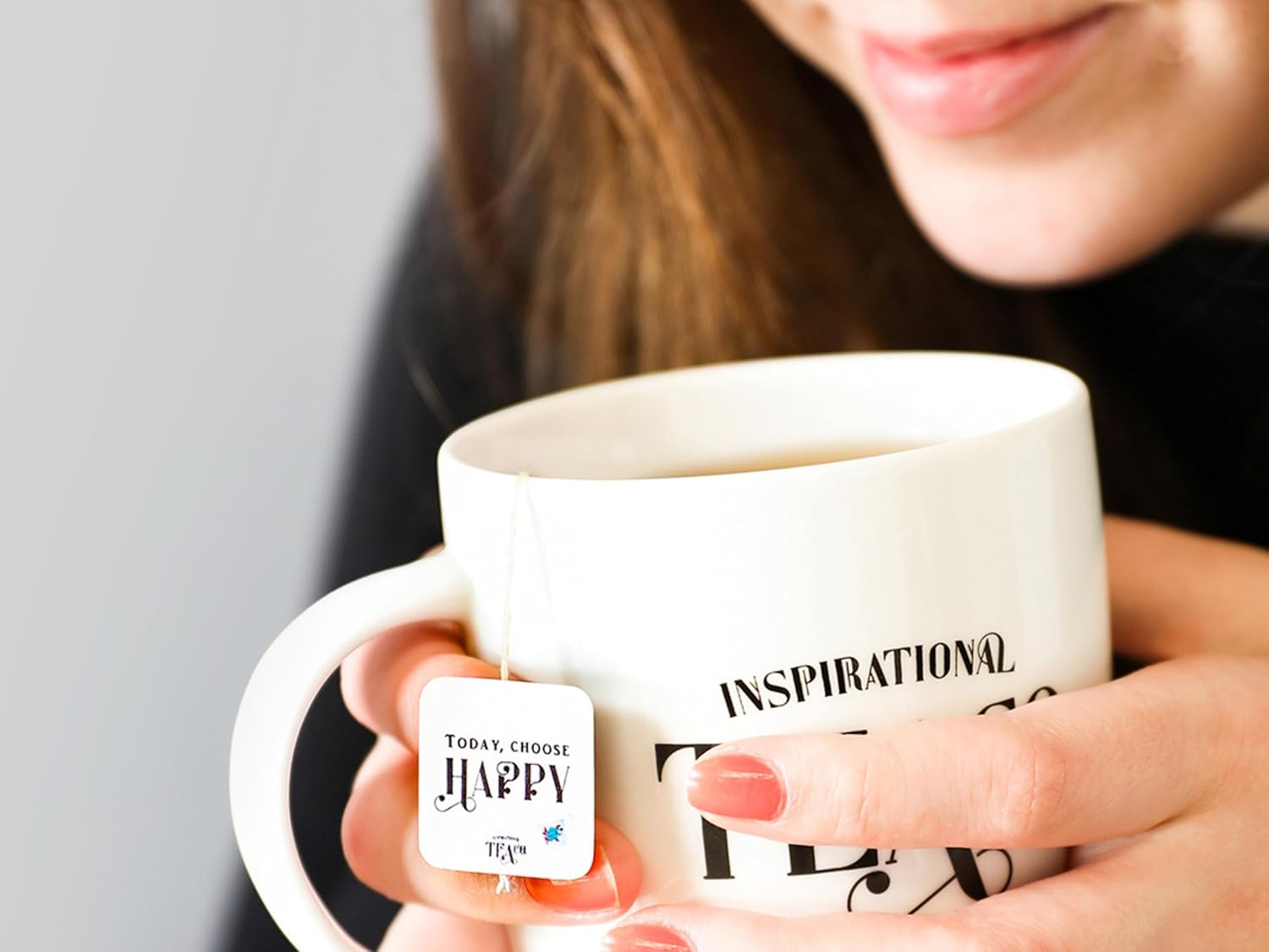 Inspirational Tea Co. 25 Biodegradable Tea Bags with Quotes (Moroccan Mint with Green Tea) image number 2