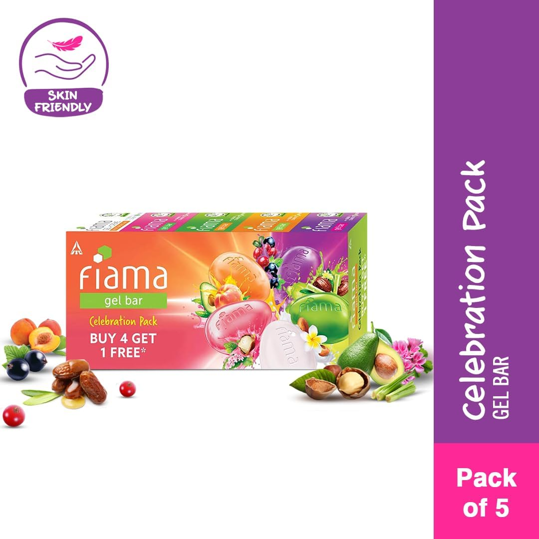 Fiama Gel Bar Celebration Pack with 5 Unique Gel Bars, 125G image number 5