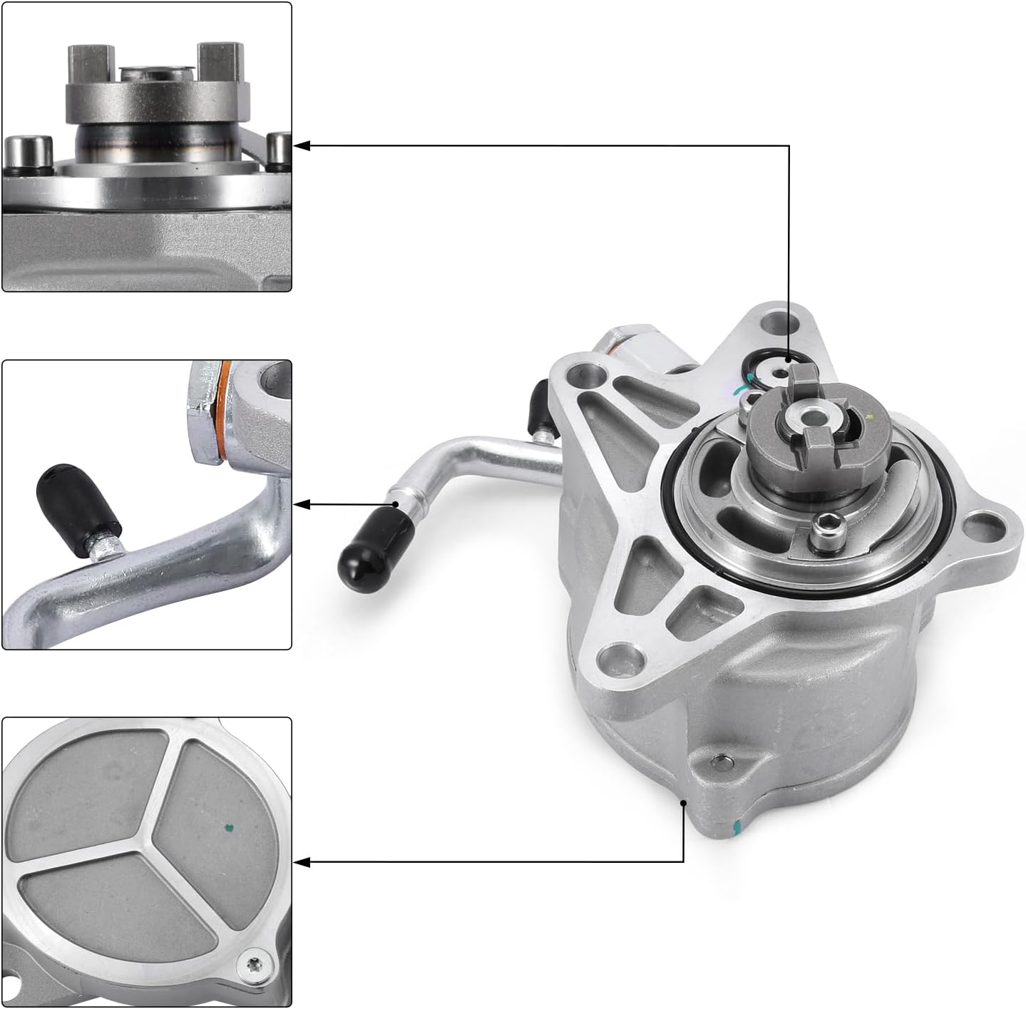 AULINK Brake Vacuum Pump SH01-18G00 OE Replacement for 2013-2022 for Mazda 3 6 CX-5 2.2L Diesel SKYACTIV, Replace SH15-18G00 SHY2-18-G00A image number 5