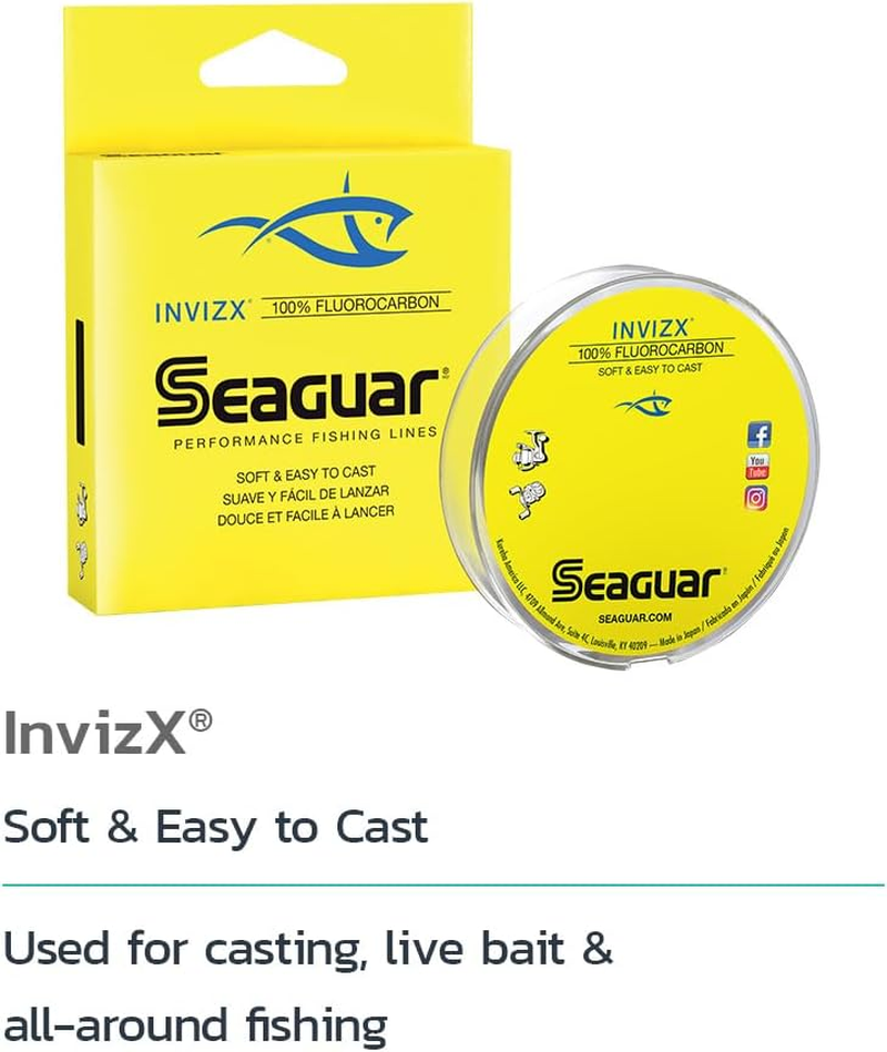 Seaguar Invizx Fluorocarbon 600 Yards