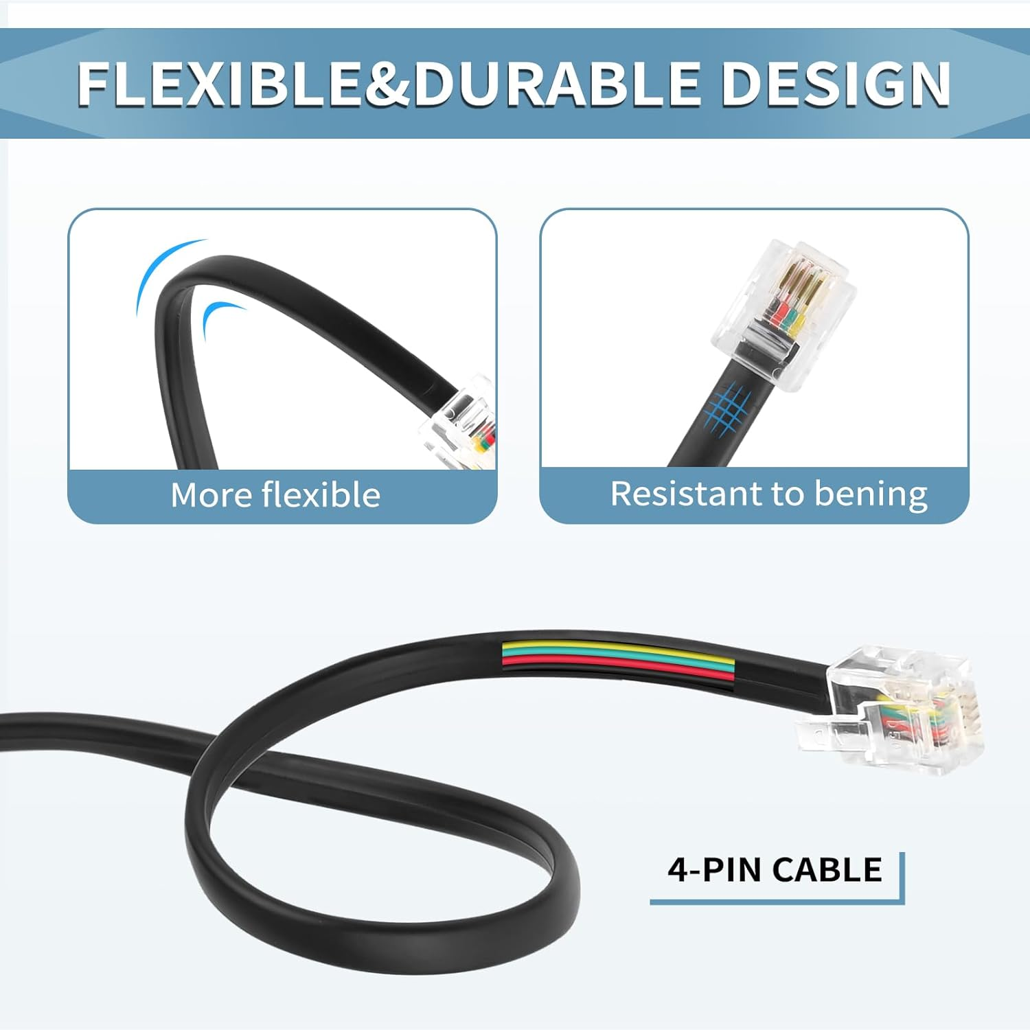 Universal Bass Control Knob, Bass Volume Knob with Extension Cable for Car Amplifier image number 5