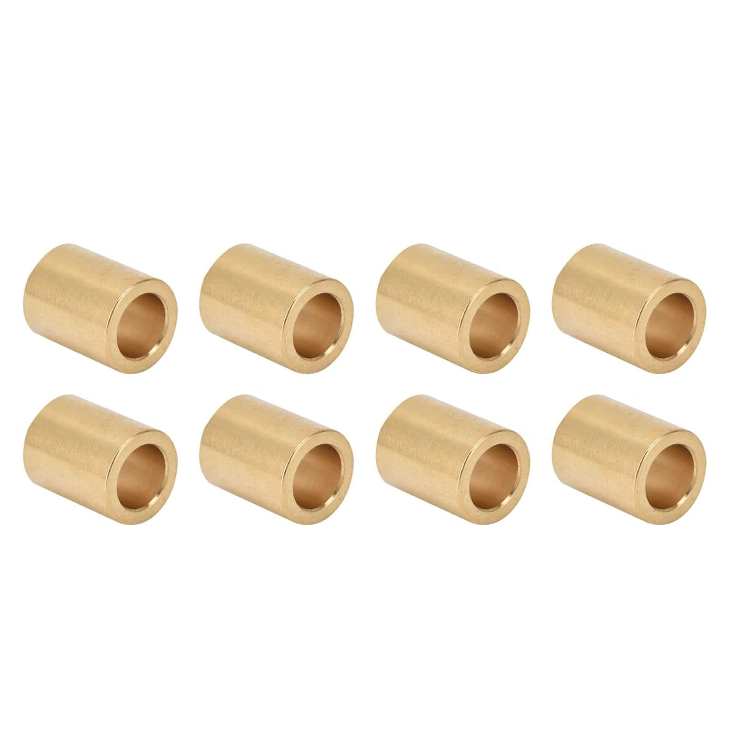 SELF LUBRICATING Brass Sleeve WEAR Resistant Bearing Slider Electrical Household 8PCS image number 4
