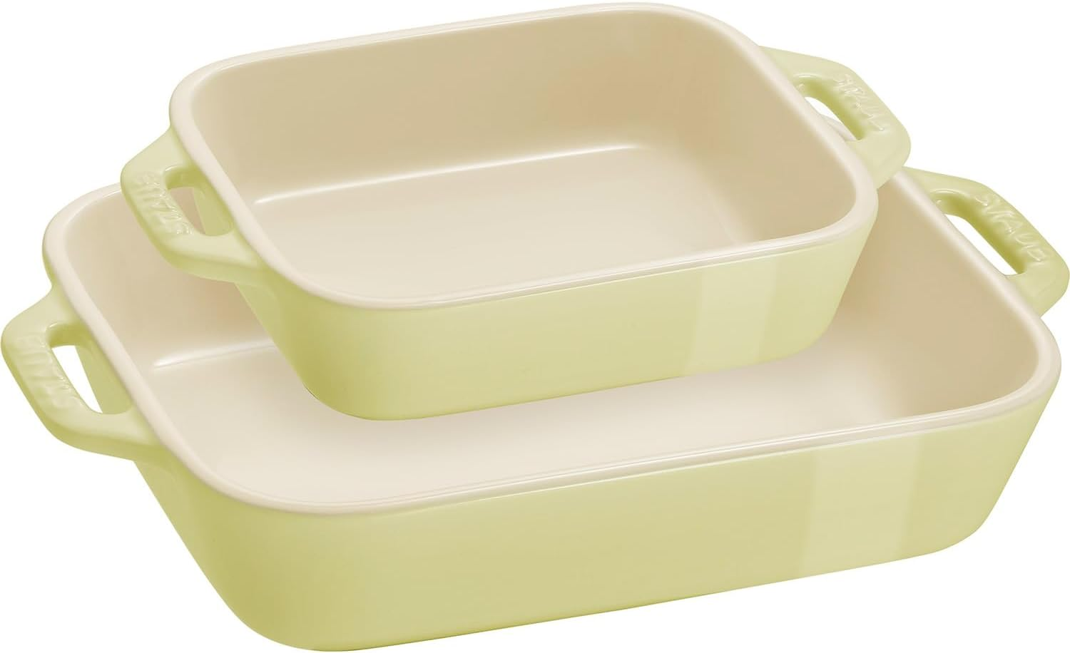 Staub Rectangular Dish Z1025-100 (14 X 11 Cm / 20 X 16 Cm / 27 X 20 Cm) 3-Piece Set, Macaroombre, Ceramic Set, Au Gratin Dish, Oven Safe image number 6