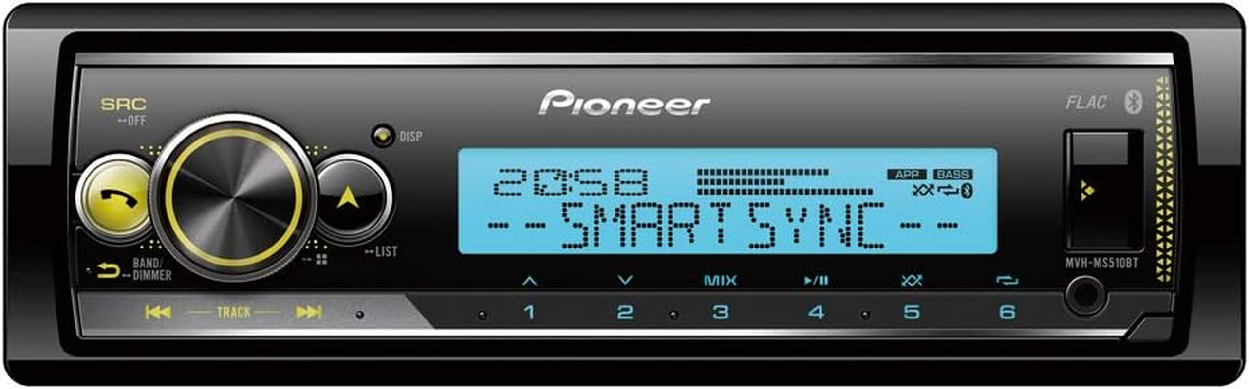 Pioneer MVH-MS510BT Marine, 1026048, Multi-Coloured image number 2