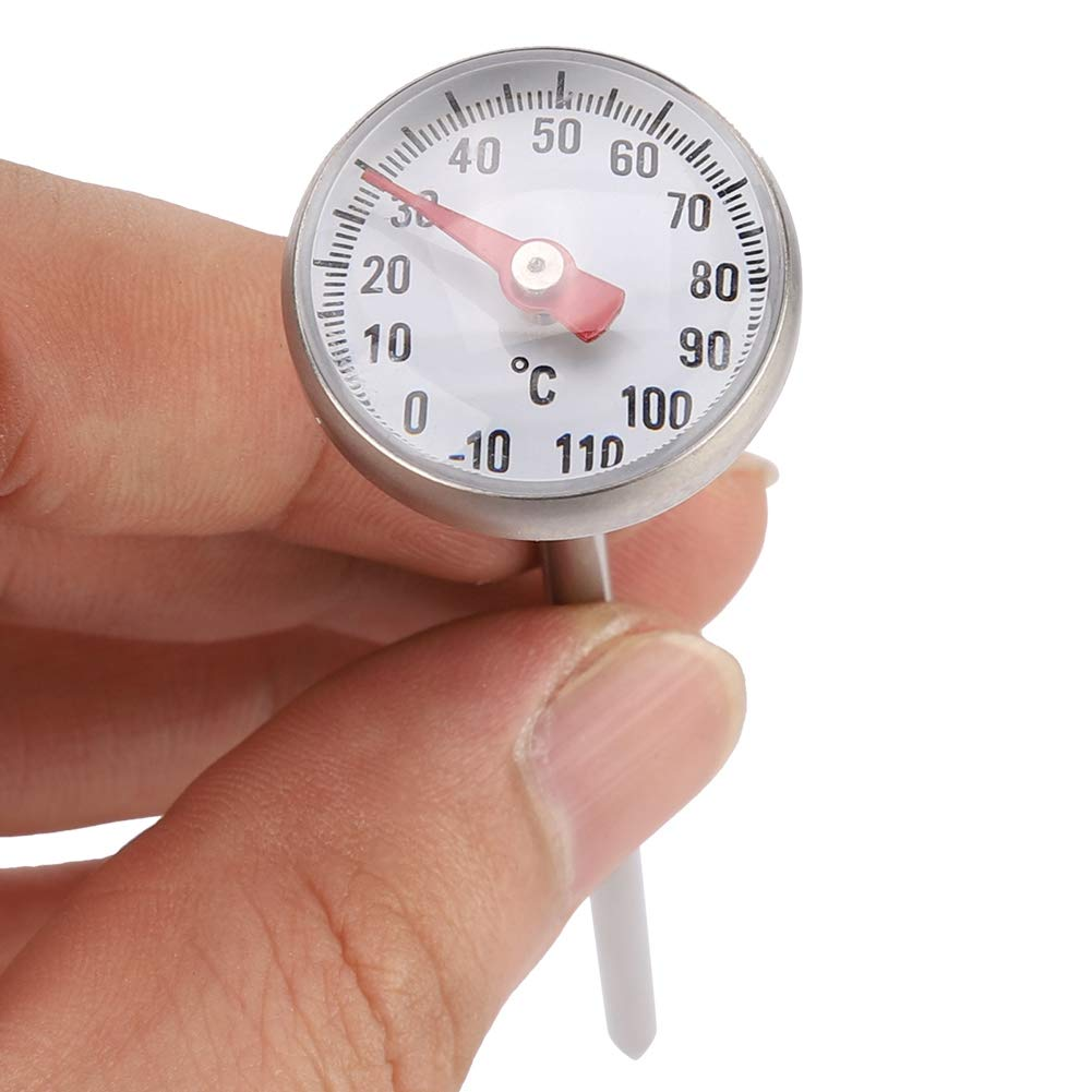 Instand Read Dial Thermometer,New Stainless Steel Portable Probe Cooking Temperature Meter Thermometer for Milk Powder image number 6