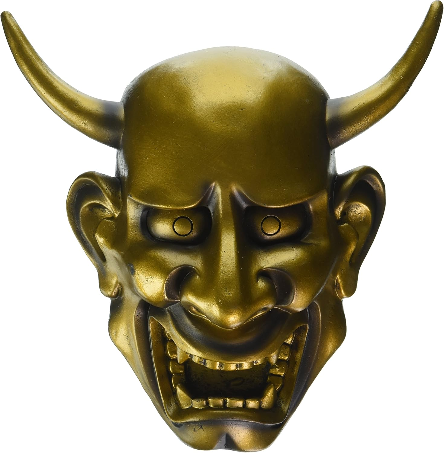 Design Toscano Kagura Hannya Demon Mask Wall Sculptures, Multicolored - Set Of 2