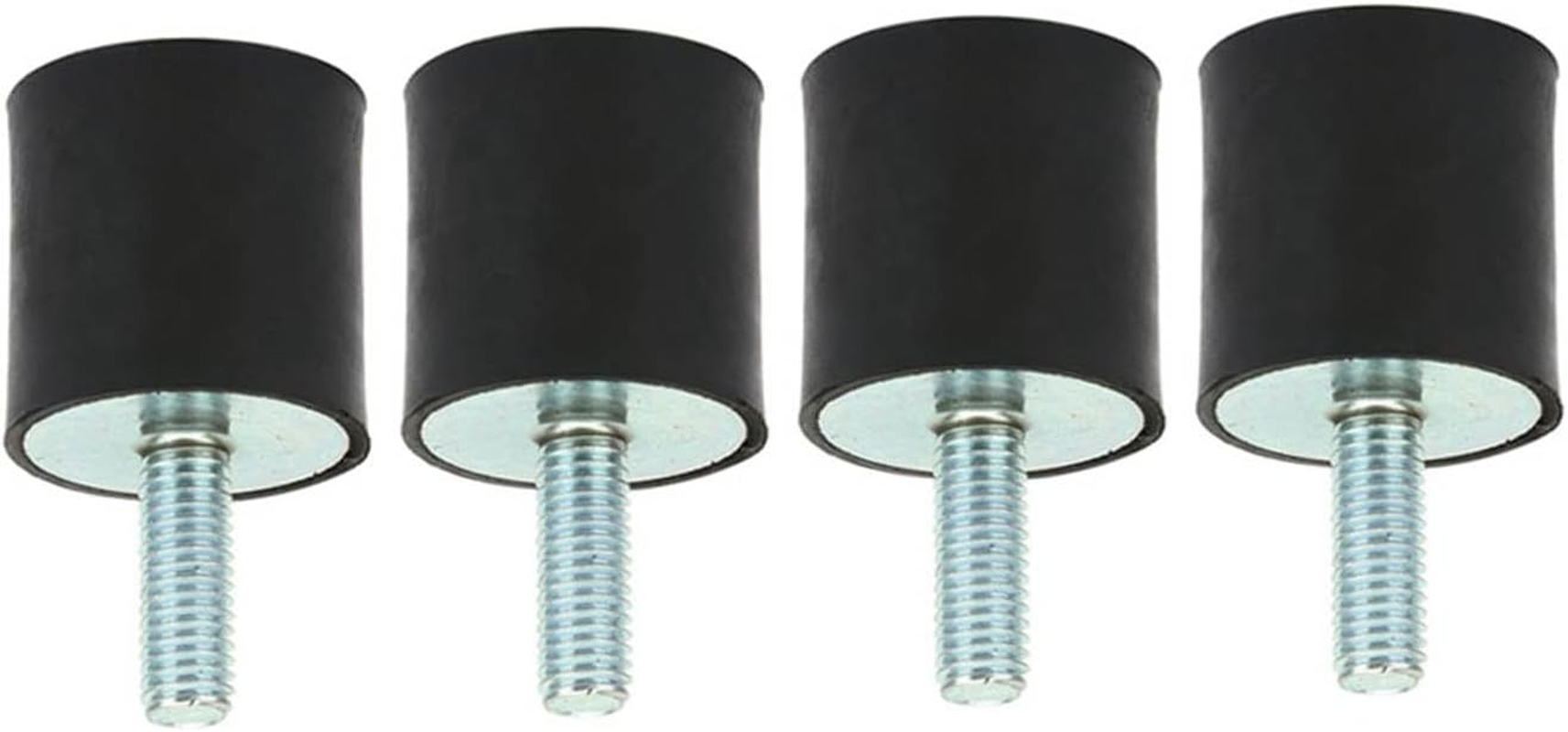 4PCS M8 Rubber Mounts, Rubber Isolator Mounts, anti Vibration Car Boat Bobbins with Silentblock for Air Compressors, Gasoline Engines, and Water Pumps, Rubber, Metal (VD30*30 M8*23) image number 2