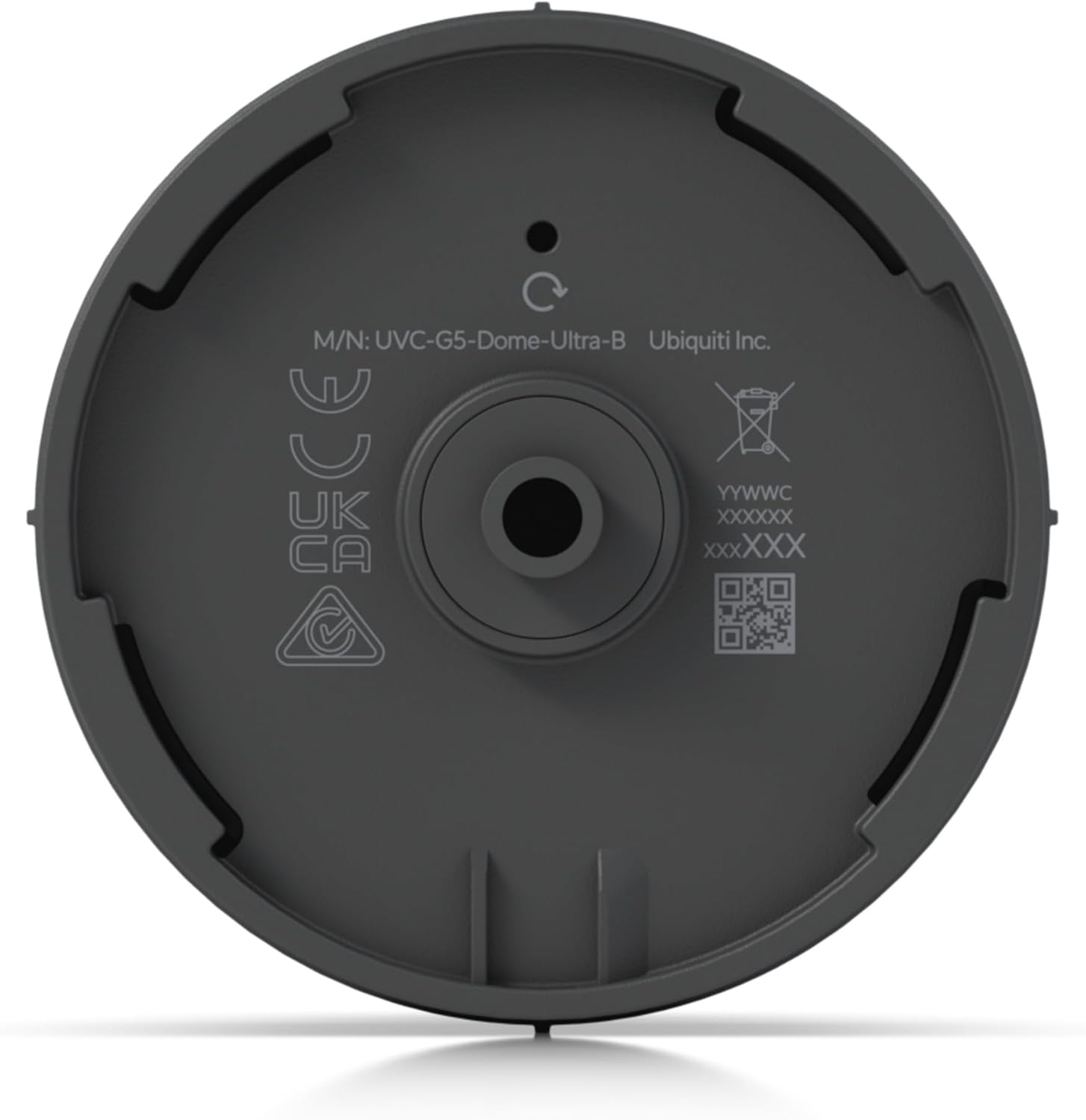 Ubiquiti G5 Dome Ultra Black Surveillance Camera, 4MP 2K, Indoor, Ultra-Wide Angle (102.4&deg;), Night Vision, Tamper Resistant, up to 30M IR Distance, 1X Fast Ethernet Poe Port