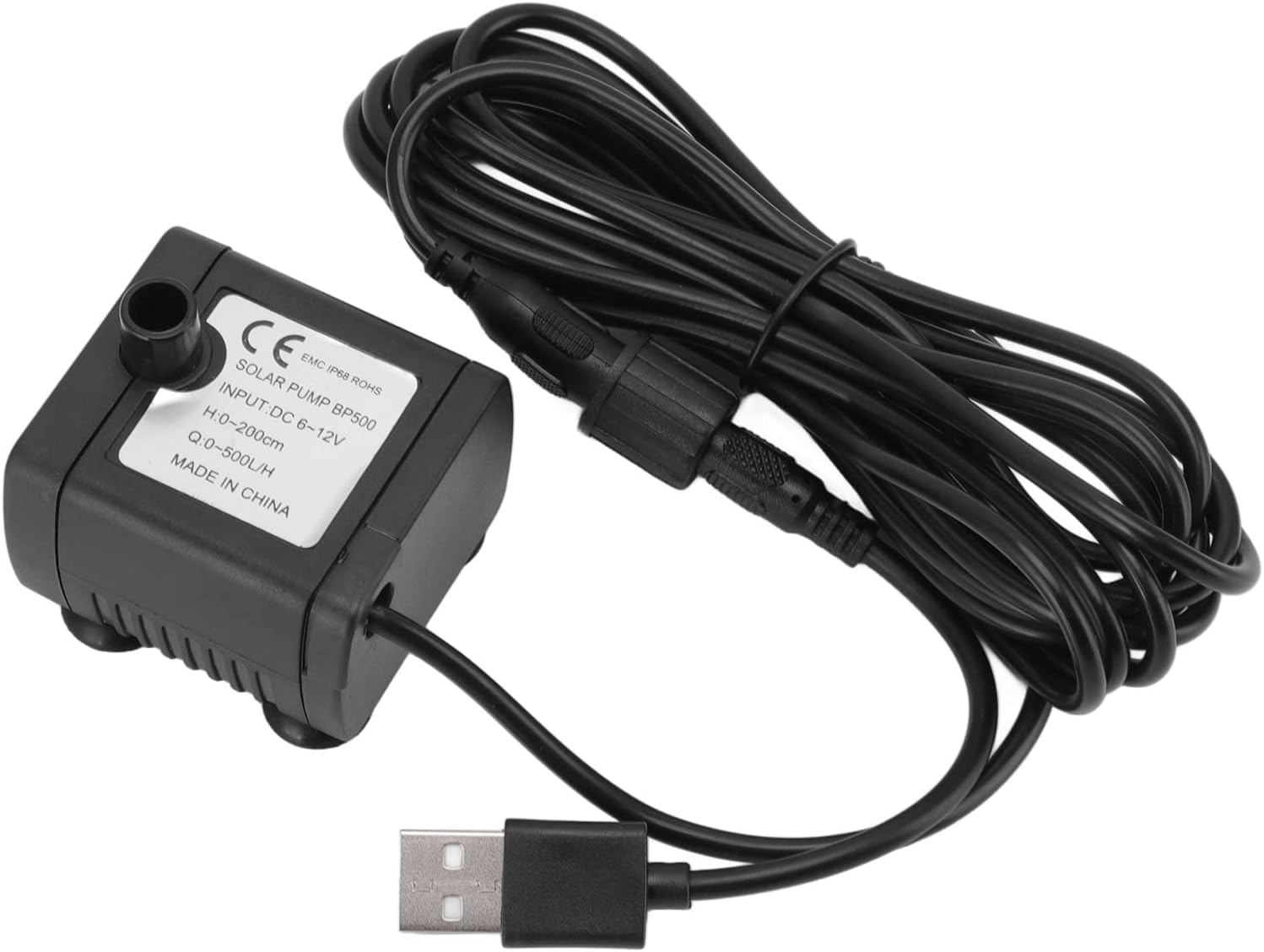 Miniature Water Pump DC6-12V 0-200Cm Head Easy Installation Fountain Pump Fish Tanks Aquariums Decorative USB Micro Hydroponics image number 4