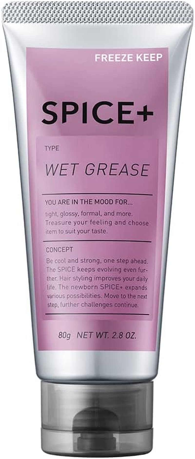 SPICE+ Wet Grease Hair Wax, Green Apple Scent, 2.8 Oz (80 G)