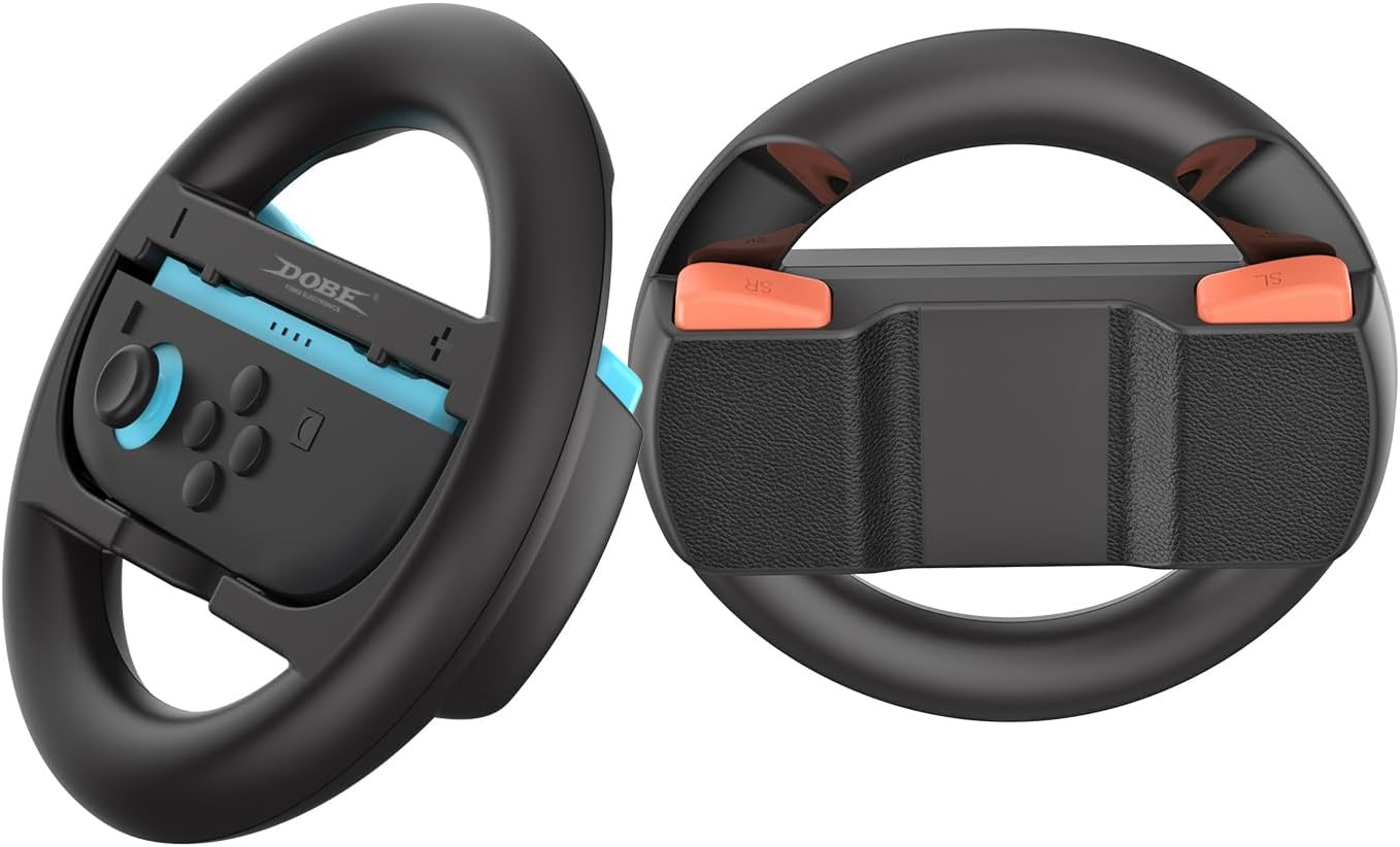 Racing Wheel Set for Nintendo Switch Controllers Joyc On, 2-Pack, (3196) image number 1