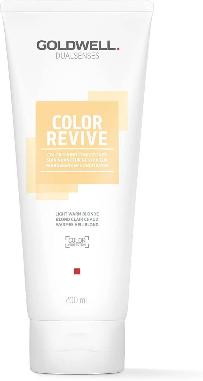 Goldwell Dualsenses Color Revive Colour Giving Conditioner 200 Ml, Light Warm Blonde