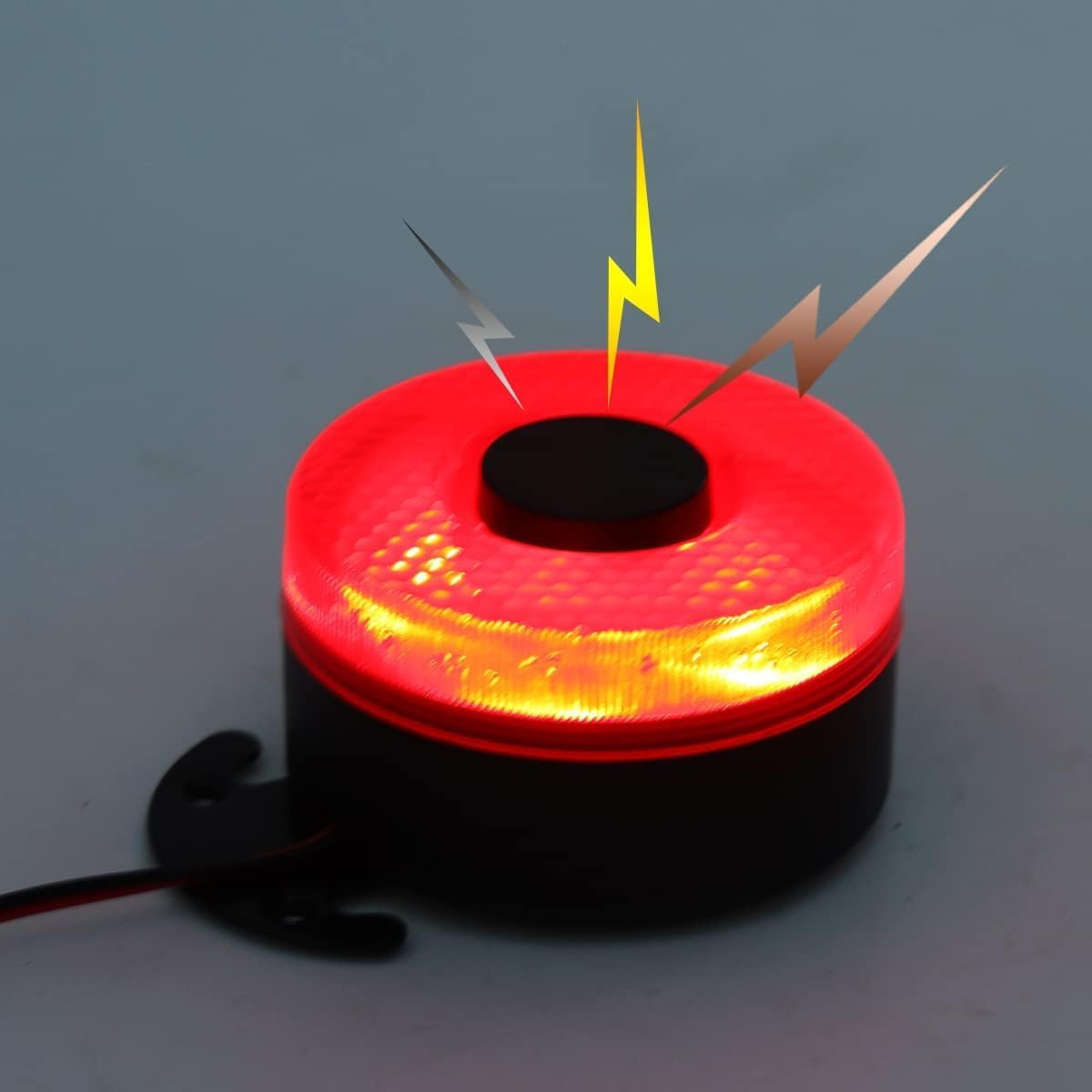 Drisentri Car Back-Up Alarm, 12V / 24V 105Db Universal Car Reversing Alarm Back up Horn Reverse Beeper Buzzer with Light - Blue image number 7