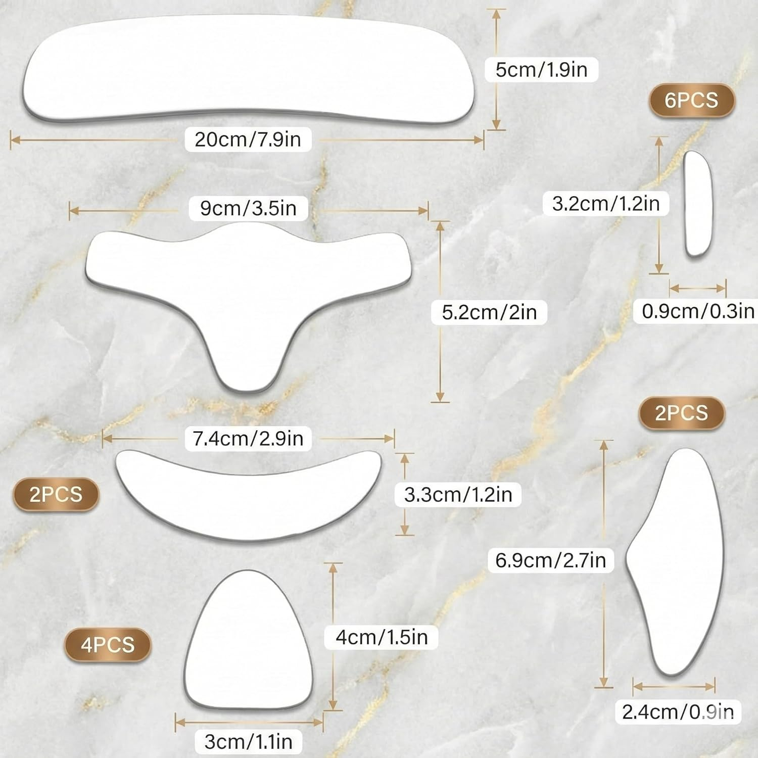 IMTKOOCO anti Wrinkle Patches 160Pcs Face Wrinkle Patches Reusable Silicone - Skin Lifting Pads Wrinkle Removal for Eye Mouth Forehead Neck Chest Forehead Face Tape for Wrinkles image number 5