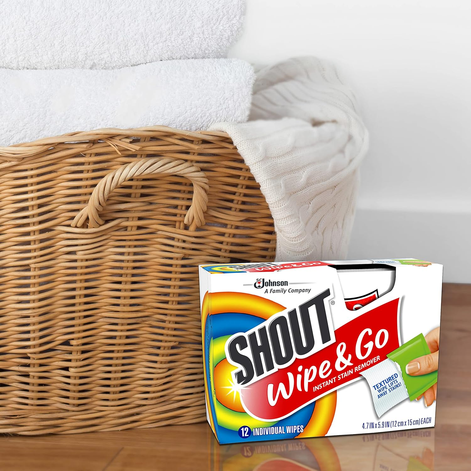 Shout Wipe & Go Wipes, 4-Count (Pack of 24) image number 6