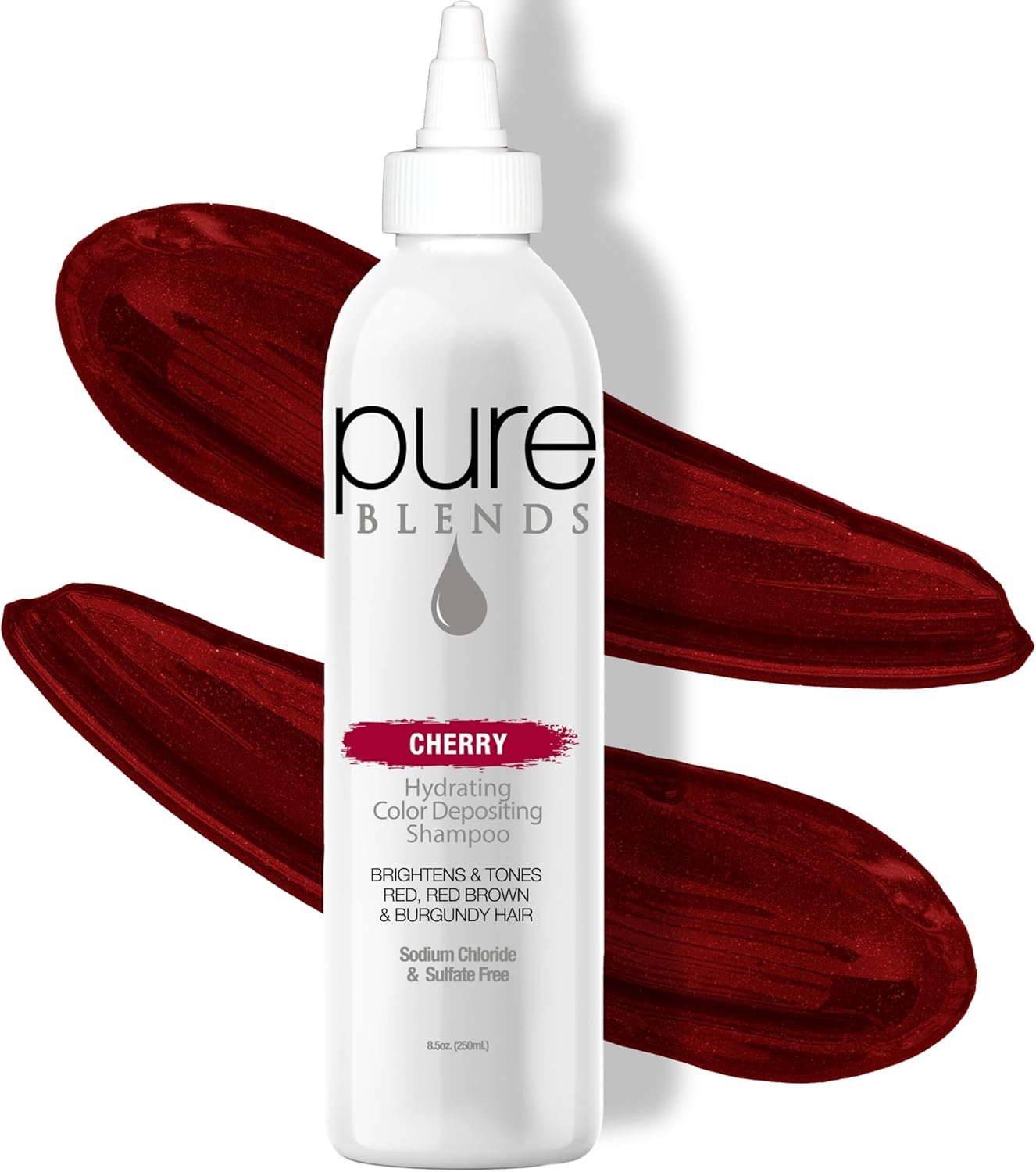 Pure Blends Hydrating Colour Depositing Shampoo Cherry 8.5 Oz / 250 Ml image number 1
