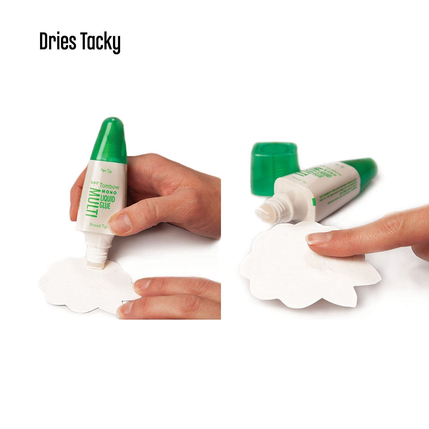 Tombow PT-MTC Liquid Adhesive Multi Talent with 2 Tips, 25 G Transparent image number 6