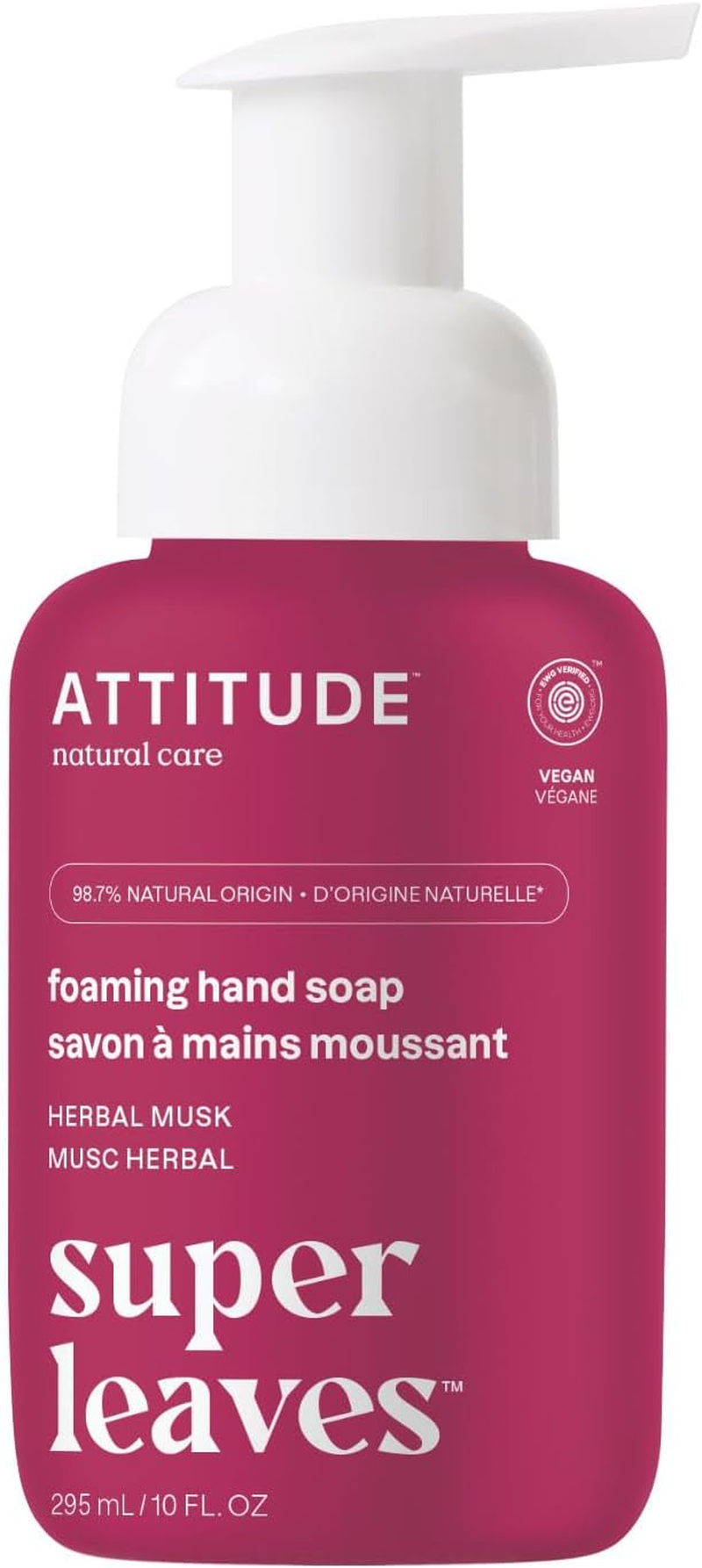 Attitude Foaming Hand Soap Coriander Olive 10 Fl Oz 295 Ml image number 1