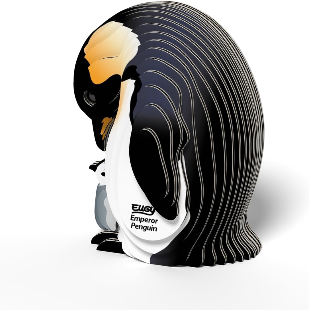 Eugy 131 Emperor Penguin 3D Puzzle - 30 Piece Eco-Friendly Educational Toy Puzzle for Boys, Girls & Kids Ages 6+ image number 3