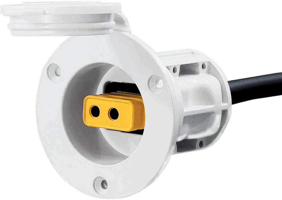 Cannon Flush Mount Power Port (White) image number 1