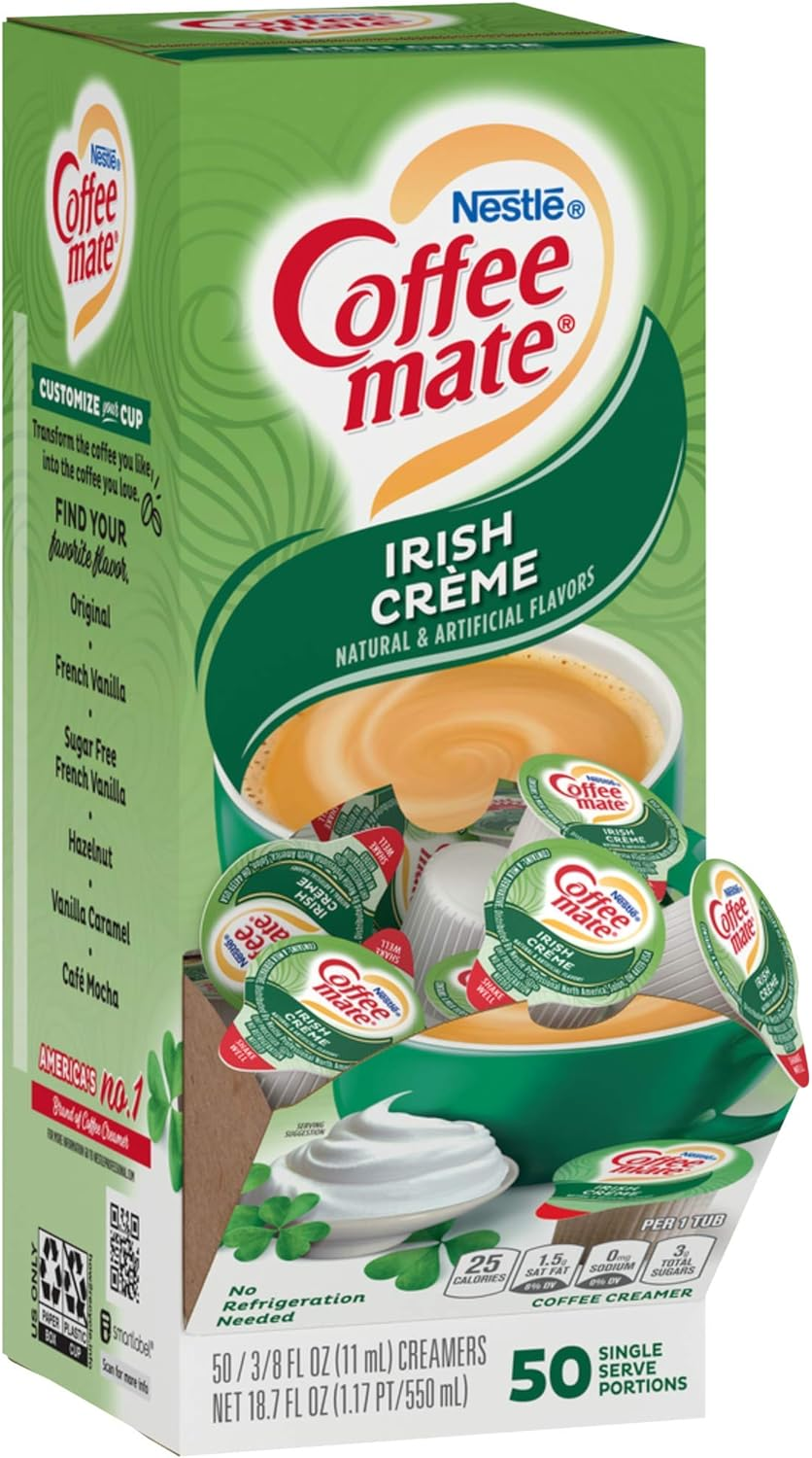Nestle Coffee-Mate Irish Creme Flavour Coffee Creamer 50 Piece image number 6