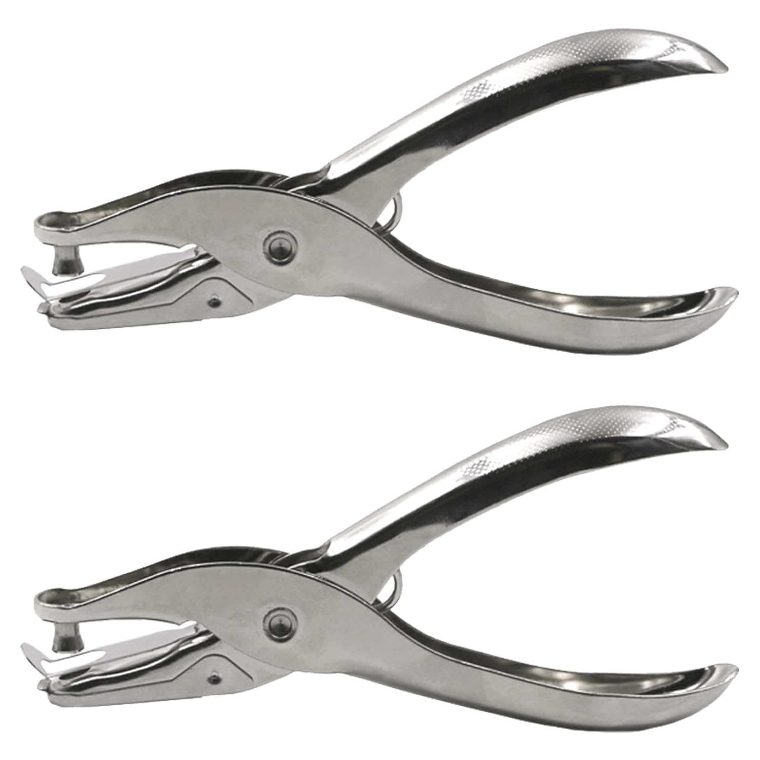 3Mm & 6Mm Single Hole Punch - Hand Held Metal Hole Puncher for Paper, DIY Crafting, Greeting Cards, Scrapbooking - Heavy Duty Punch Pliers for Stationery, Notebooks (2 Sizes Included)