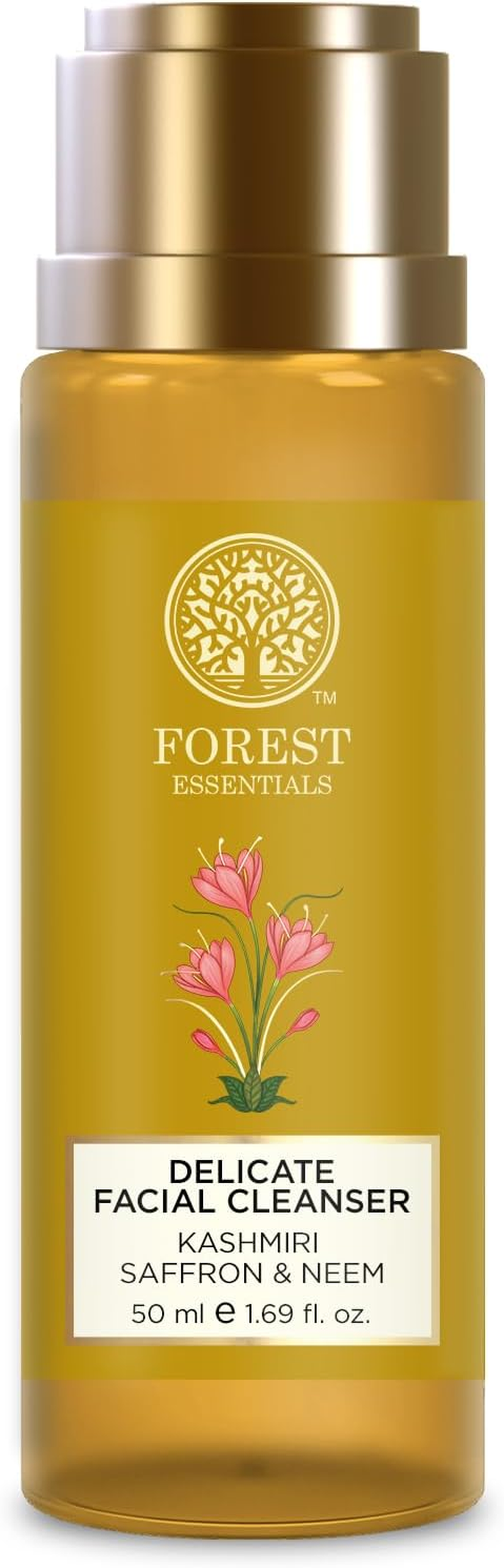 Forest Essentials Delicate Facial Cleanser Saffron and Neem image number 3