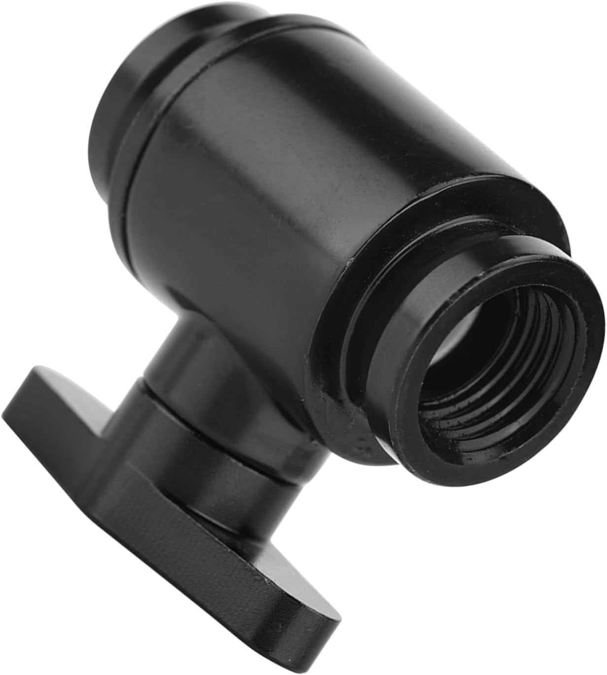 Eosnow Brass Plated G1/4 Female Water Ball Valve with Handle Raccord G1/4 Watercooling with Handle, High Tight Sealing, Precise Thread for Computer Water Cooling System Water Cooling Systems image number 5