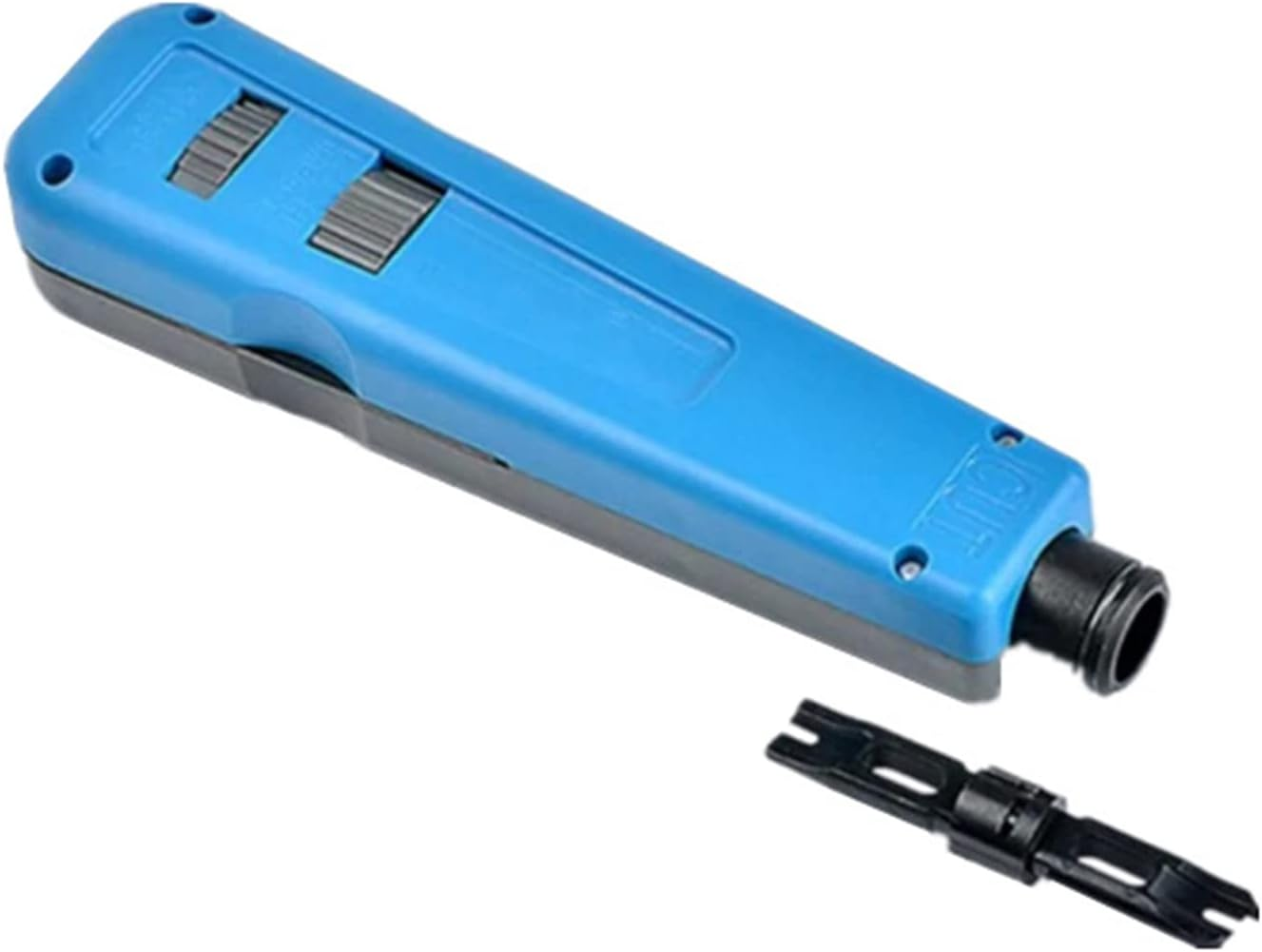 Punch down Tool, Multifunctional Network Terminal Insertion Tool, High Speed Steel Impact Cable Punch with Impulse Adjustment Button for Network and Wire Cable Connection image number 6