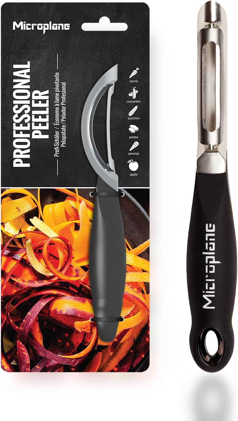 Microplane 48091 Professional Peeler Stainless Steel/Black for Right and Left Hand Use image number 1