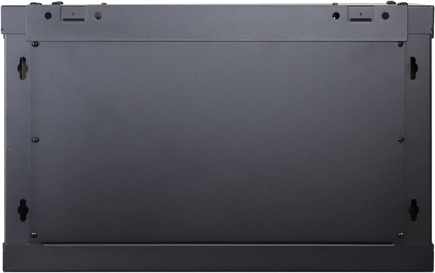 AEONS Professional Wall Mount IT Cabinet Enclosure 19-Inch Server Network Rack with Vented Door (6U-18In Depth, Glass Door) image number 3