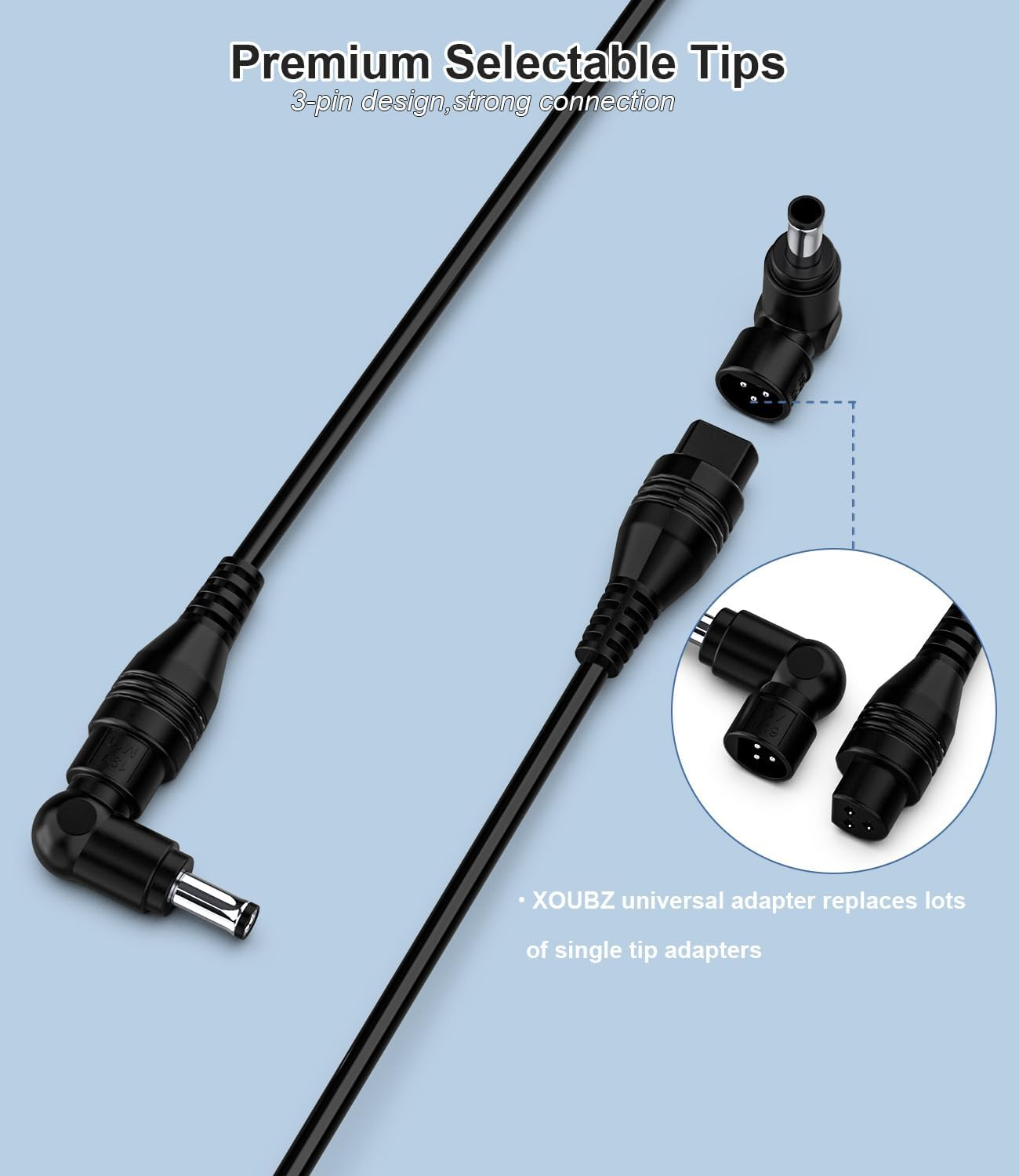 90W Universal Laptop Charger 19V 19.5V 20V Power Adapter Compatible with HP Stream ASUS Vivobook Ideapad Dell Latitude Acer Aspire Samsung Power Cable with 16 Tips