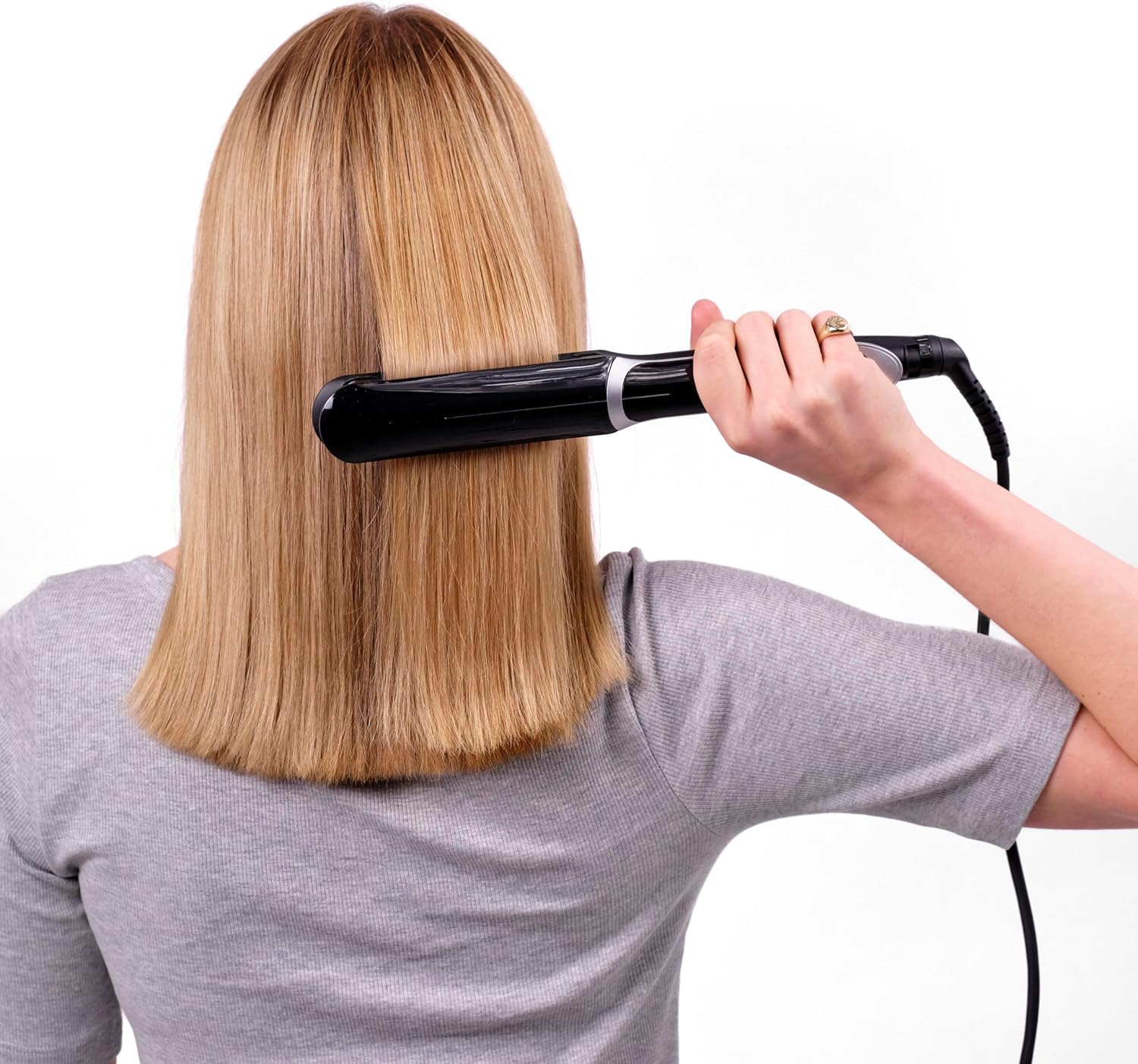 Babyliss Sleek Control Wide Hair Straighteners with Ion Technology and Extra Long & Wide Plates with Tourmaline Ceramic Coating and Comb Attachment ST397E image number 2