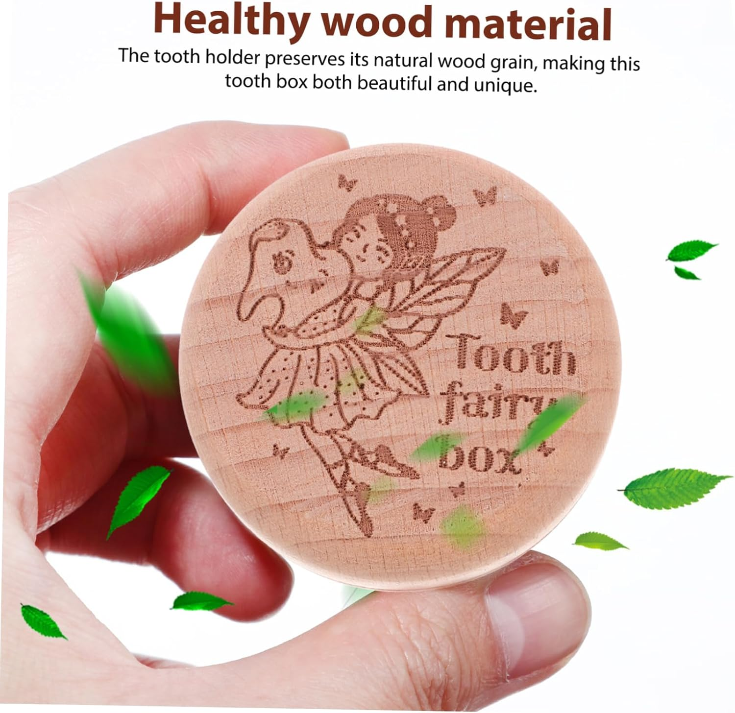 Amosfun Cartoon Boys and Girls Teeth Holder Box Tooth Organizer for Year Old Boy image number 2