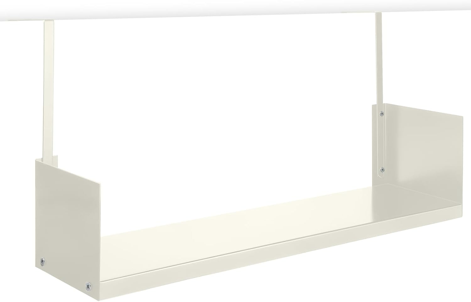 Lineshading Office Cubicle Shelf Storage Organizer Hanging File Organizer Cubicle Hanging Shelf Accessories Storage Bookshelf with Hooks for Home Desk