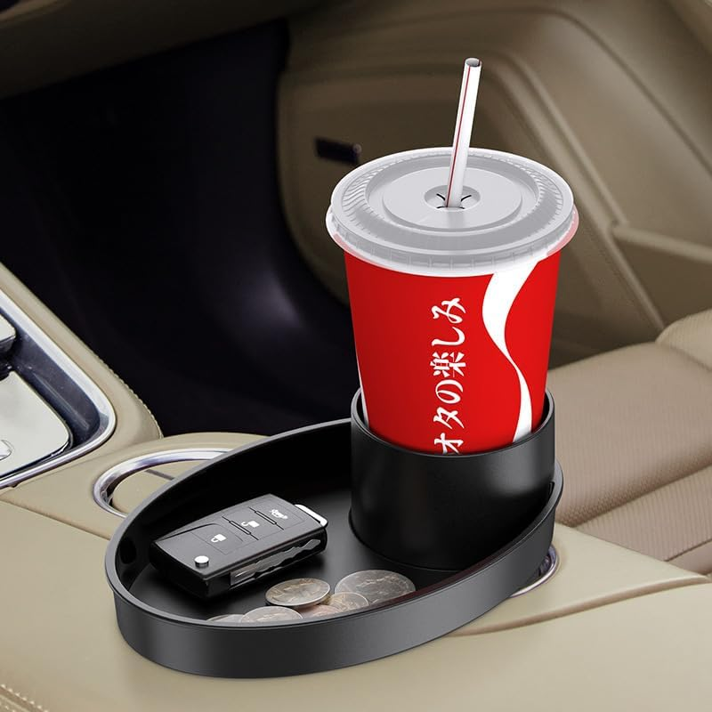 Complete Oval Travel Tray - Expands Cup Holder, Rotates Cup & Tray for Most Seats image number 5