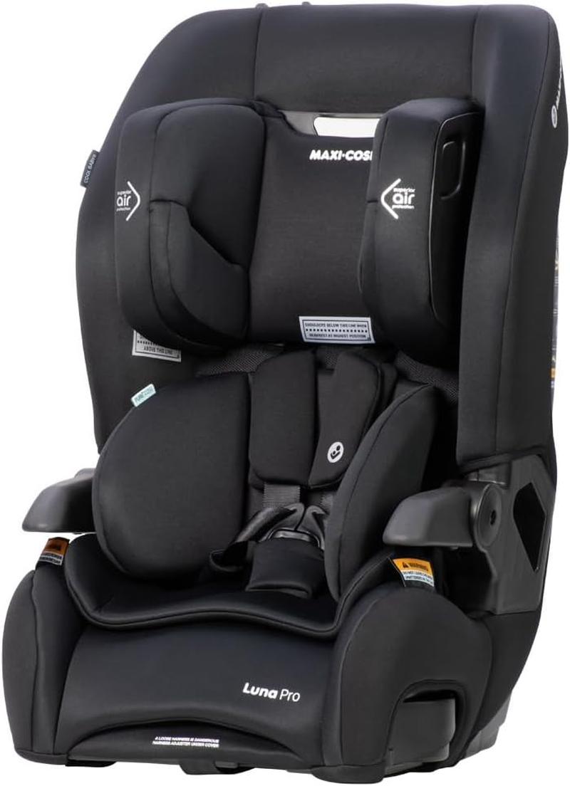 Maxi Cosi Luna Pro Forward-Facing Harnessed Booster Car Seat Onyx- Safe & Comfortable for Ages 6 Months to 8 Years image number 4