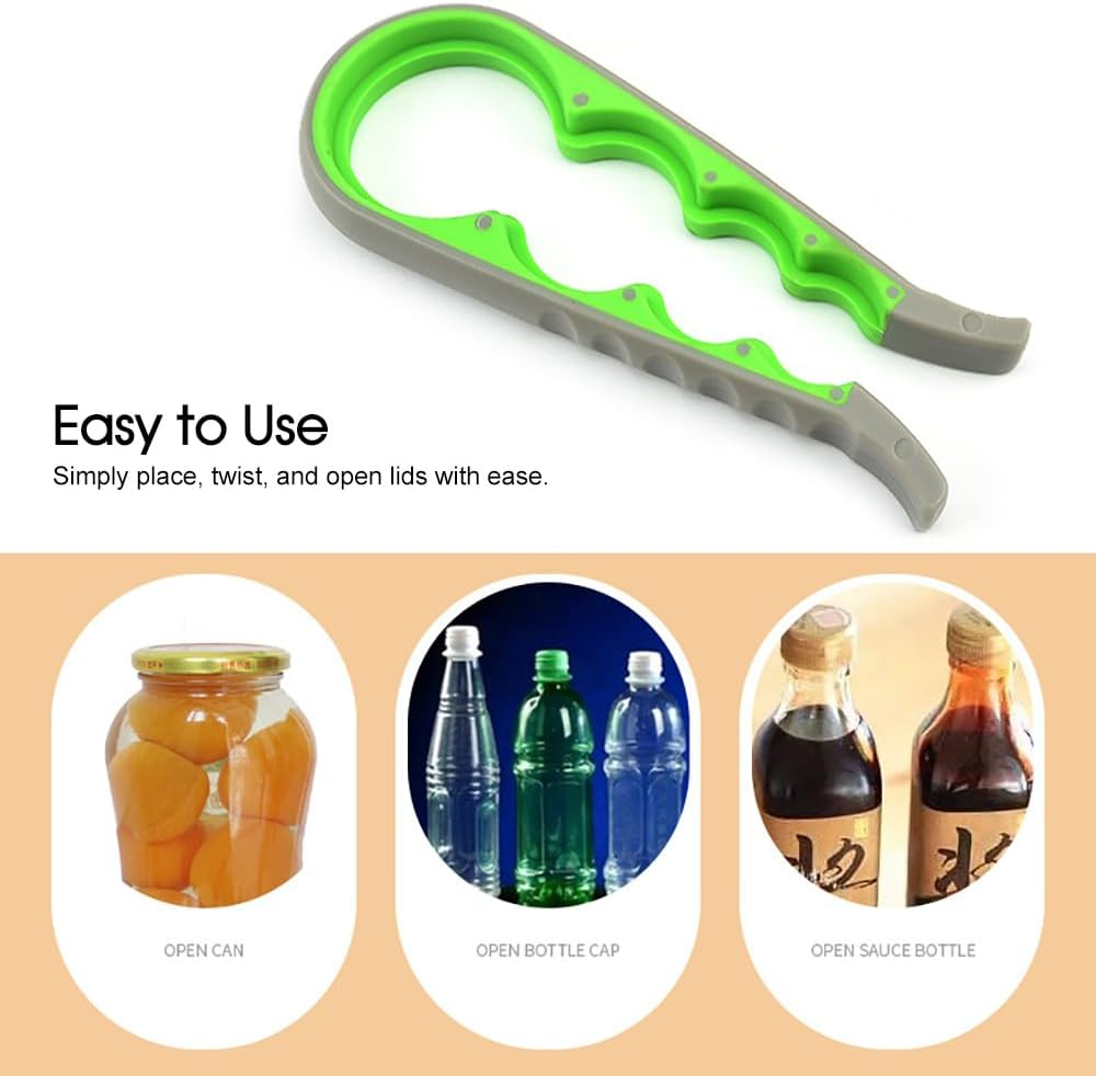22.3CM Jar Opener for 4 Lid Sizes &ndash; Non-Slip Grip Jar Opener Tool for Weak Hands, Seniors, Arthritis, Easy Lid Removal for Jars and Bottles (2) image number 6