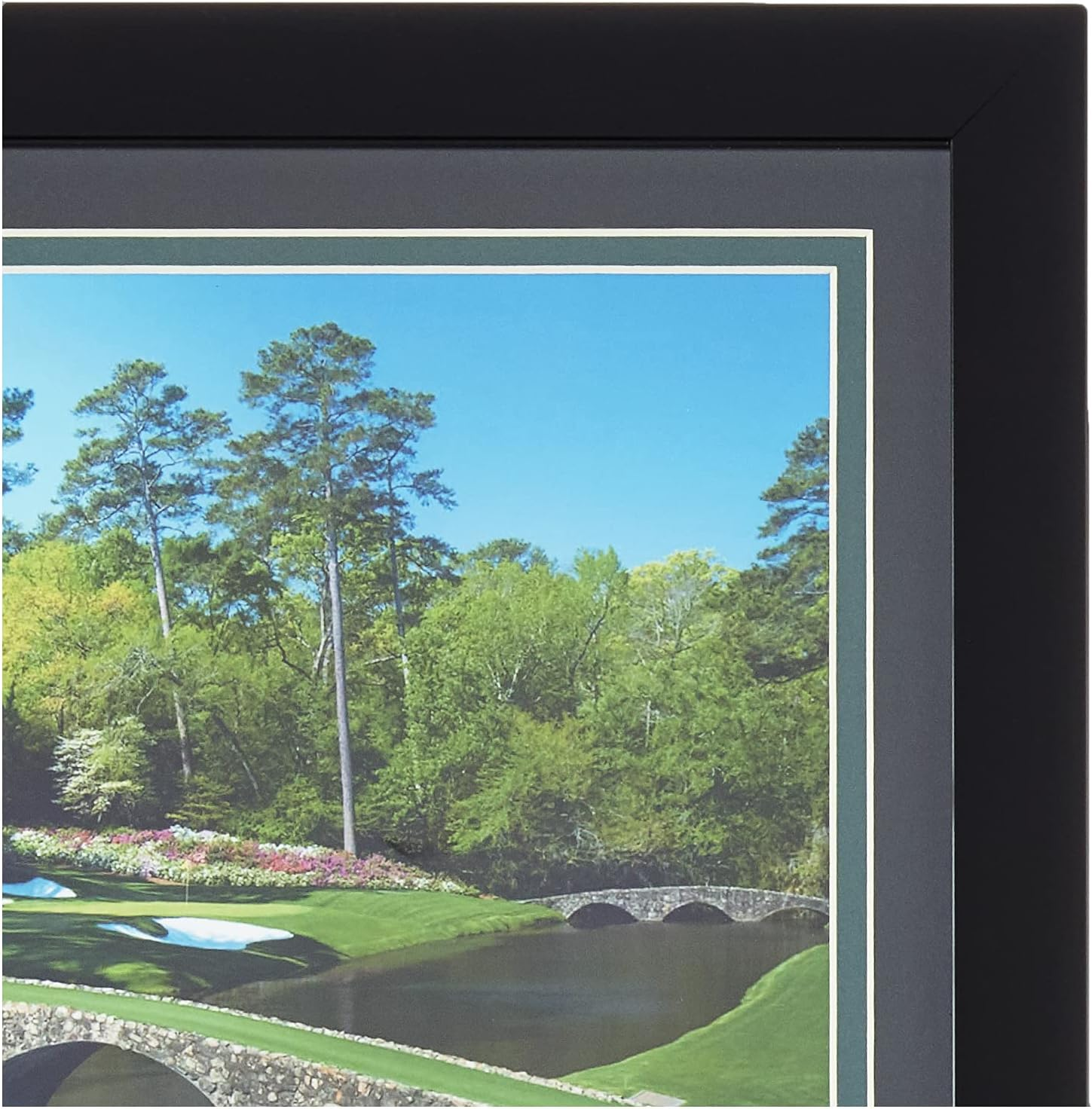 Augusta National Golf Course | 12Th Hole | 12" X 15" Framed Photo Collage image number 1