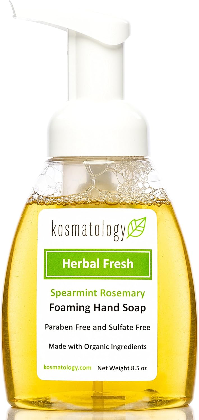 Kosmatology - Herbal Fresh Foaming Hand Soap Spearmint Rosemary - 8.5 Oz.