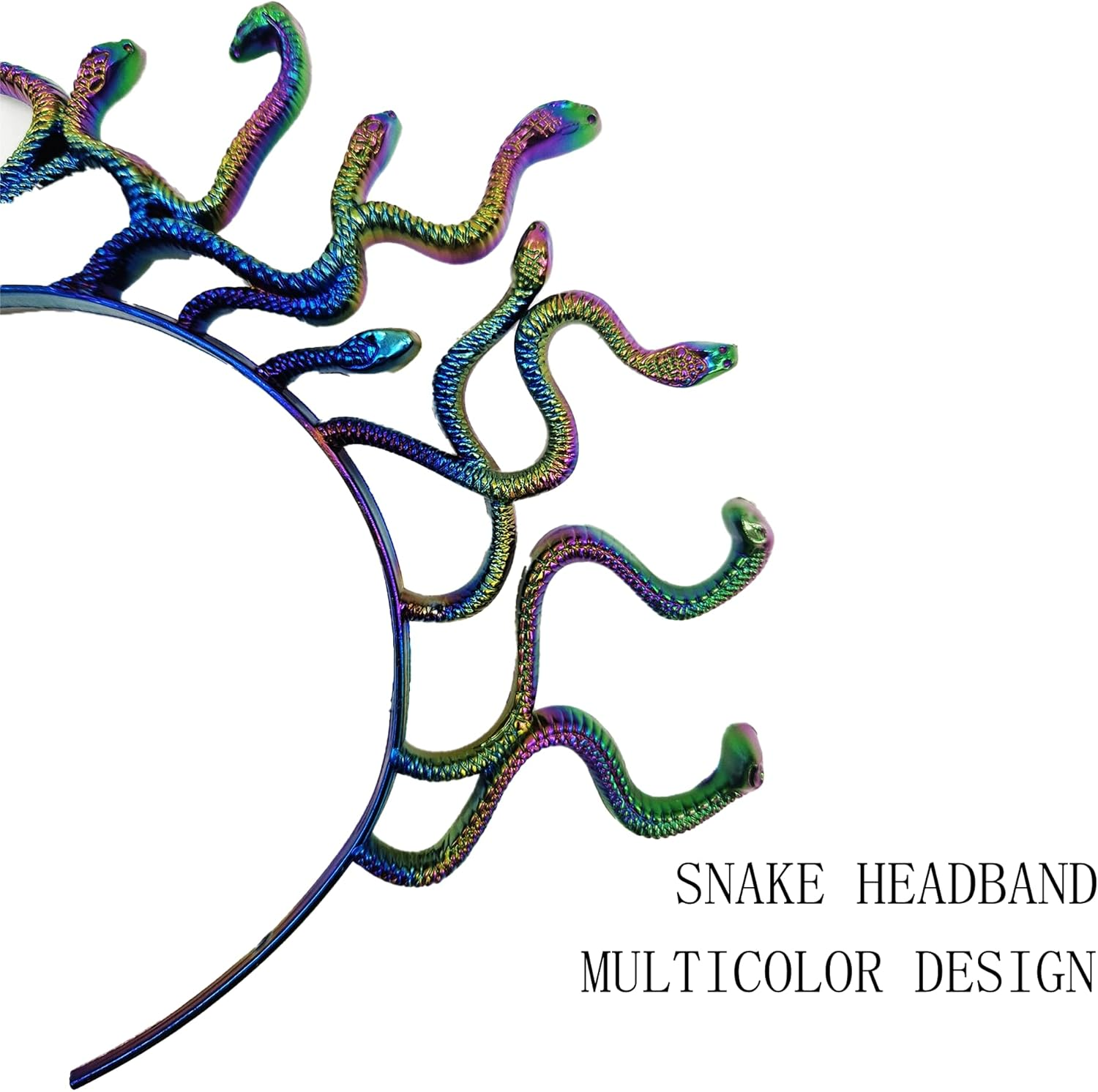 Snake Jellyfish Tiara Greek Jellyfish Snake Head Band Jellyfish Tiara Snake Jellyfish Tiara for Women and Girls