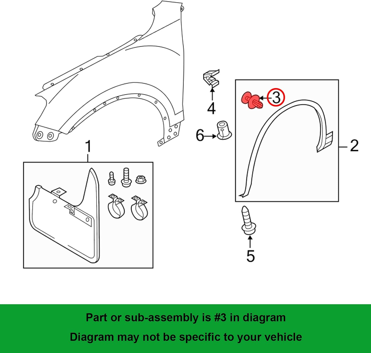 OAUTOO 20Sets Upper Door Cover Scuff Protection Moulding Clip Kit for VW 3C0-853-585 3C0-853-586 image number 3