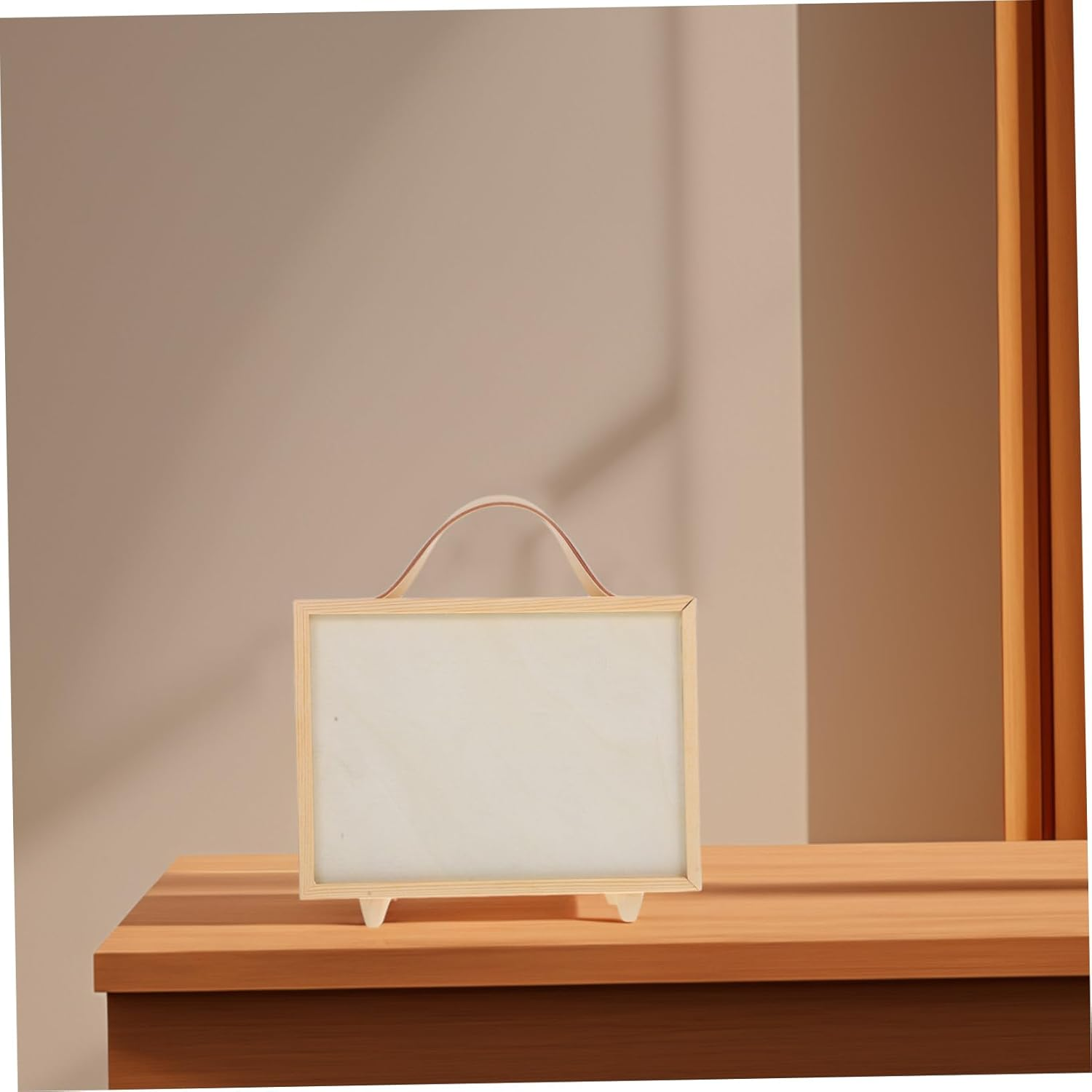 Rustic Wooden Keepsake Box with Portable Handle Unfinished Storage Container for Dolls Chocolates and Party Favors DIY Craft for Weddings and Special Events image number 2