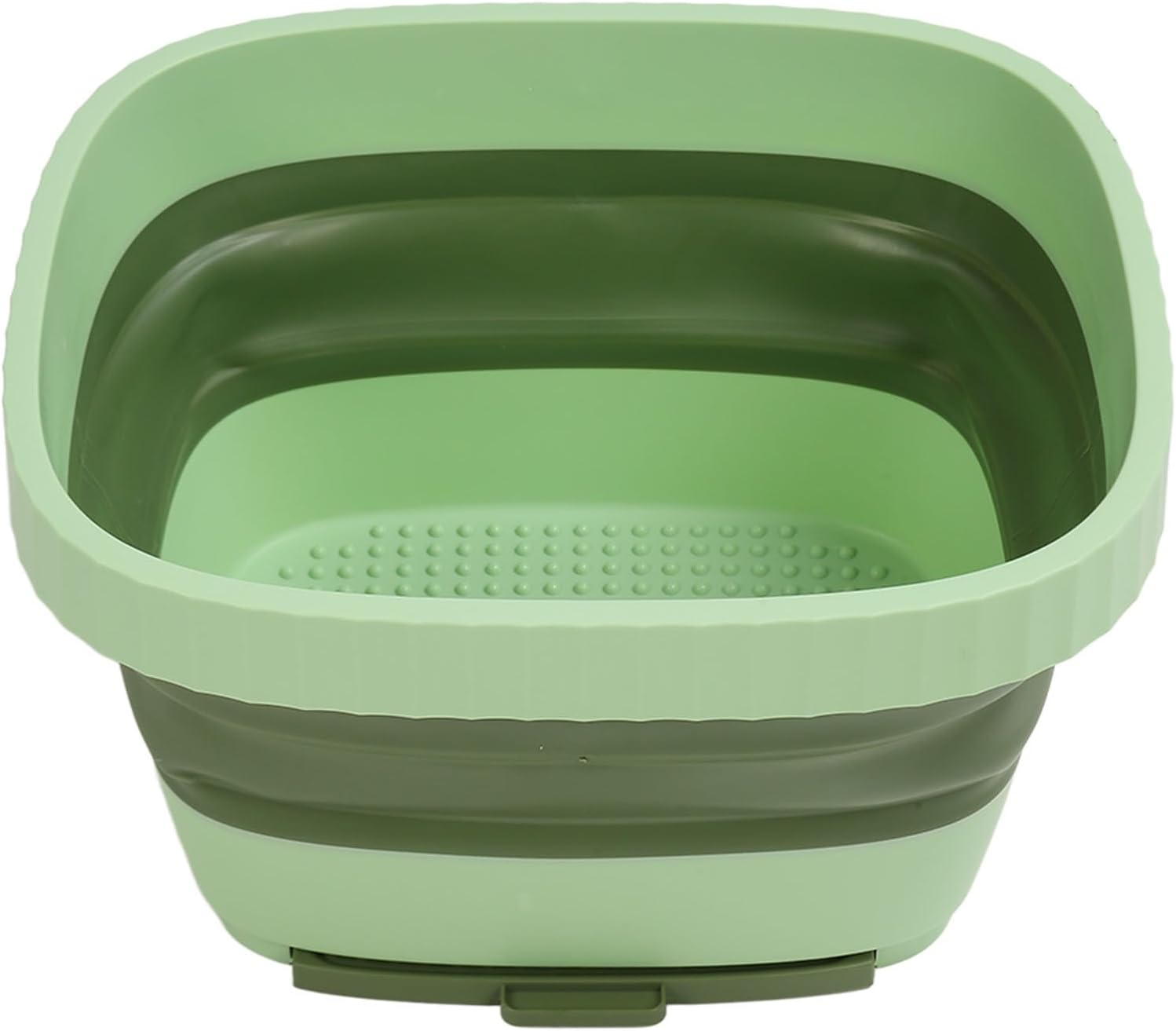 Collapsible Foot Soak Tub, Easy Storage Portable Foldable Foot Soak Tub Relax Muscles for Household (Green) image number 4