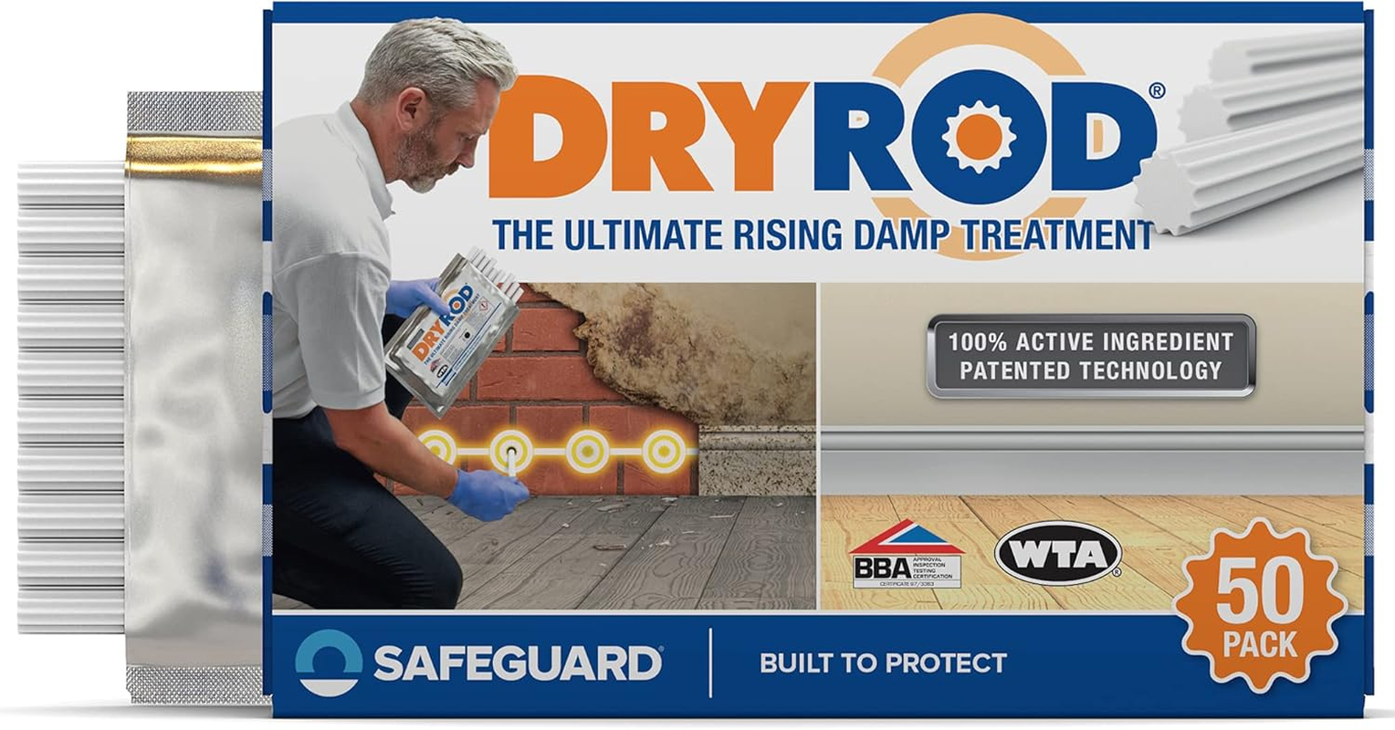 Dryrod Damp Proofing Rods - Next Generation Rising Damp Treatment (50 Pack) image number 1