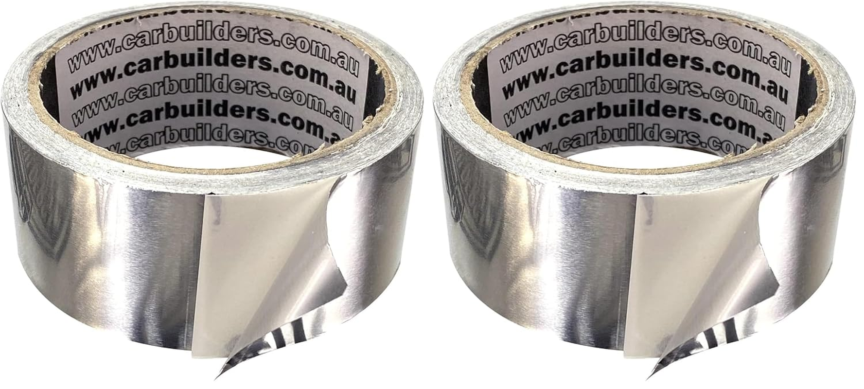 Car Builders Aluminium Foil Tape, Silver, 1 X 10M Roll (Pack of 2) image number 2