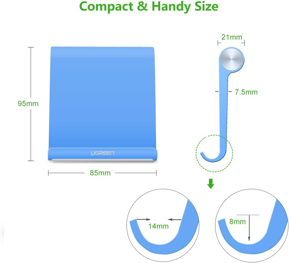 UGREEN Desk Phone/Ipad Holder - Blue (30390) (V28-ACBUGN30390) image number 2