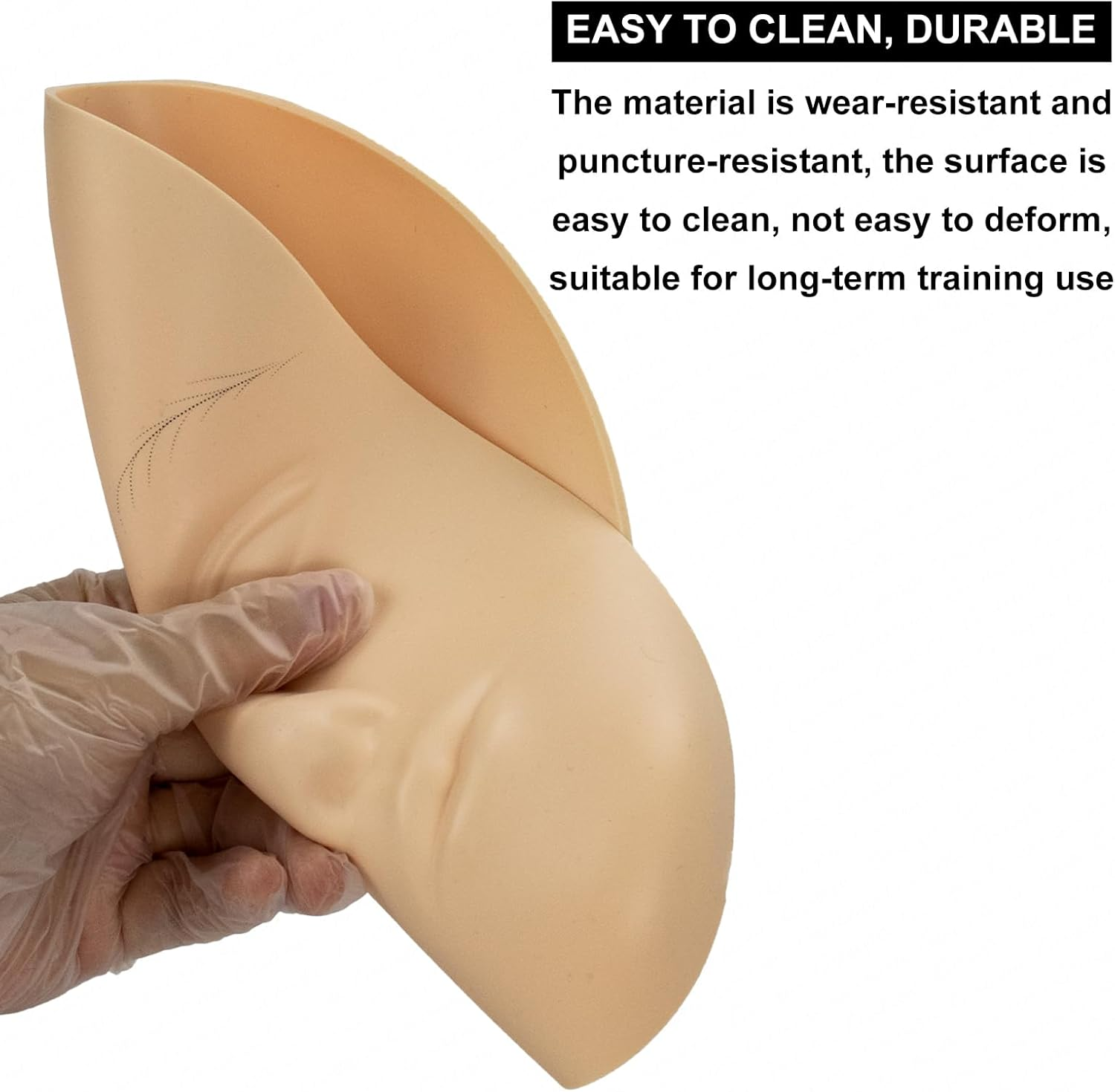 Preprinted 5D Nano Eyebrow Exercise Kit with Dotted Hair Line and Stand, Silicone Tattoo Face Model for Eyebrows, Eyeliner, Lips, SMP Scalp (Kit-1) image number 4